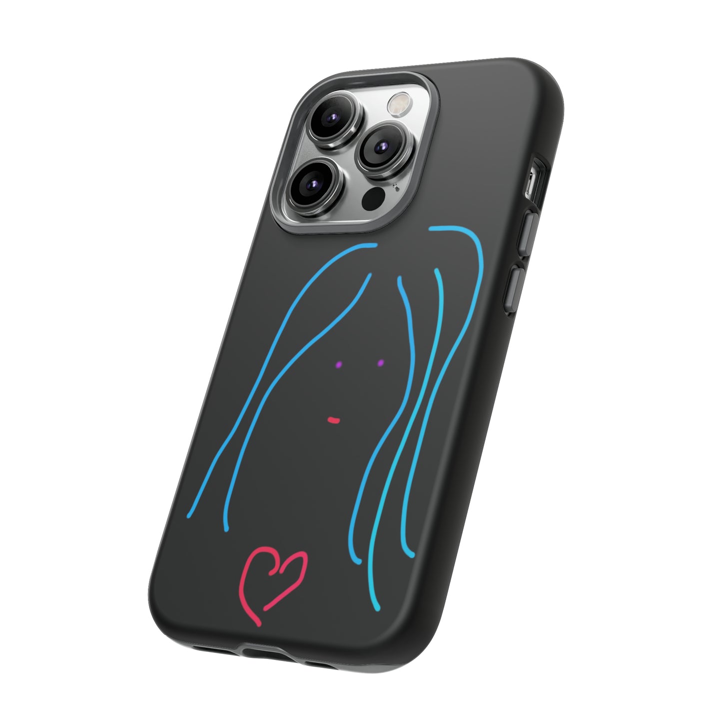 Heart Girl- Tough Cases- 46 Phone Styles