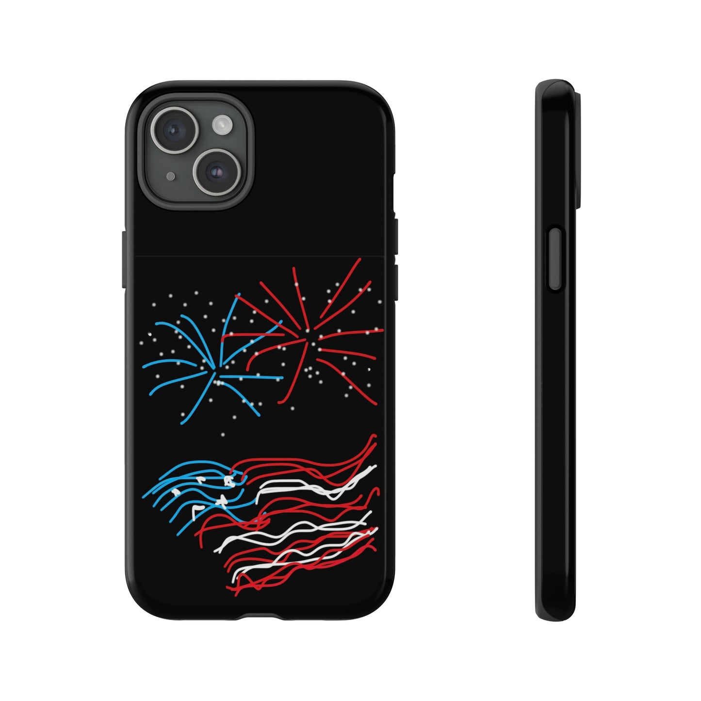 July 4th- Fireworks- Tough Cases- fits 46 phone styles