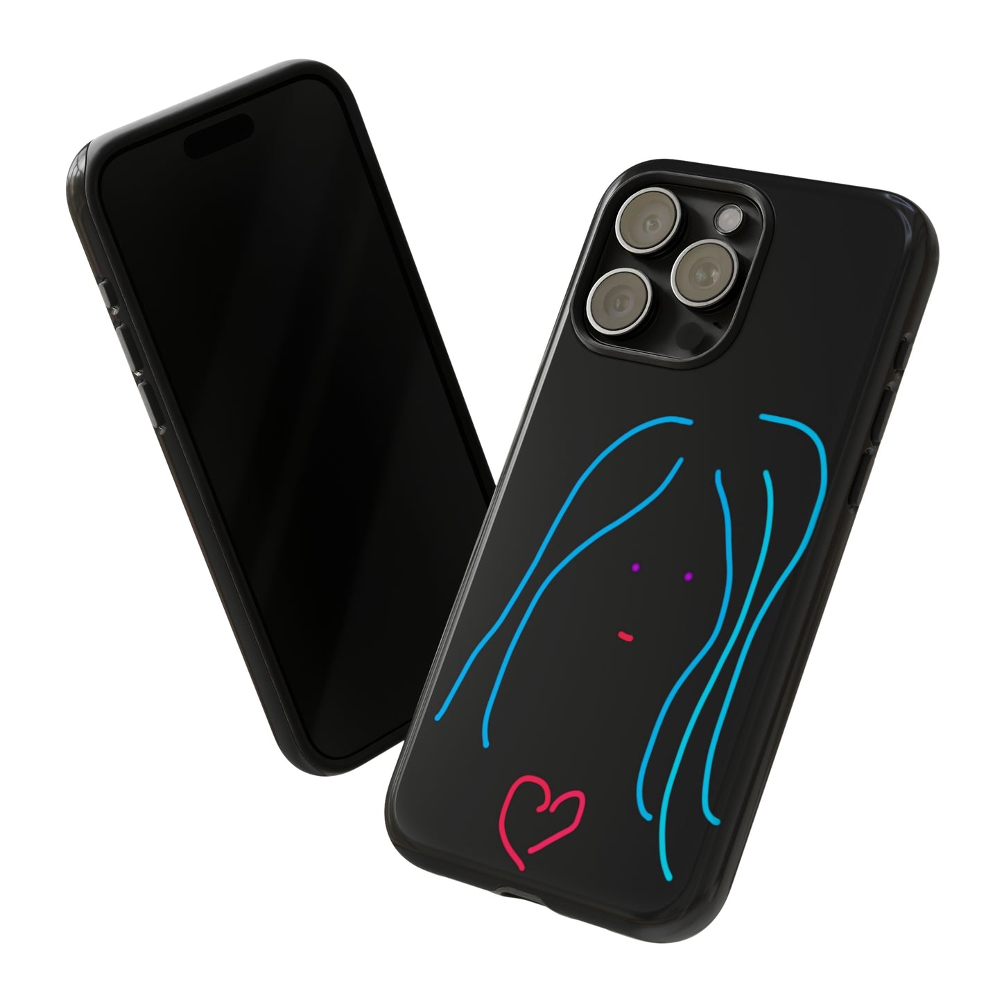 Heart Girl- Tough Cases- 46 Phone Styles