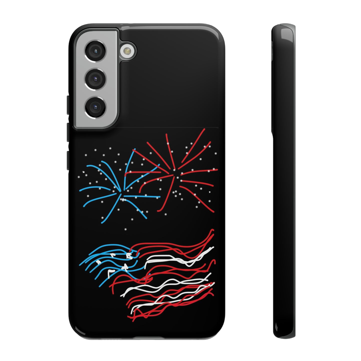 July 4th- Fireworks- Tough Cases- fits 46 phone styles
