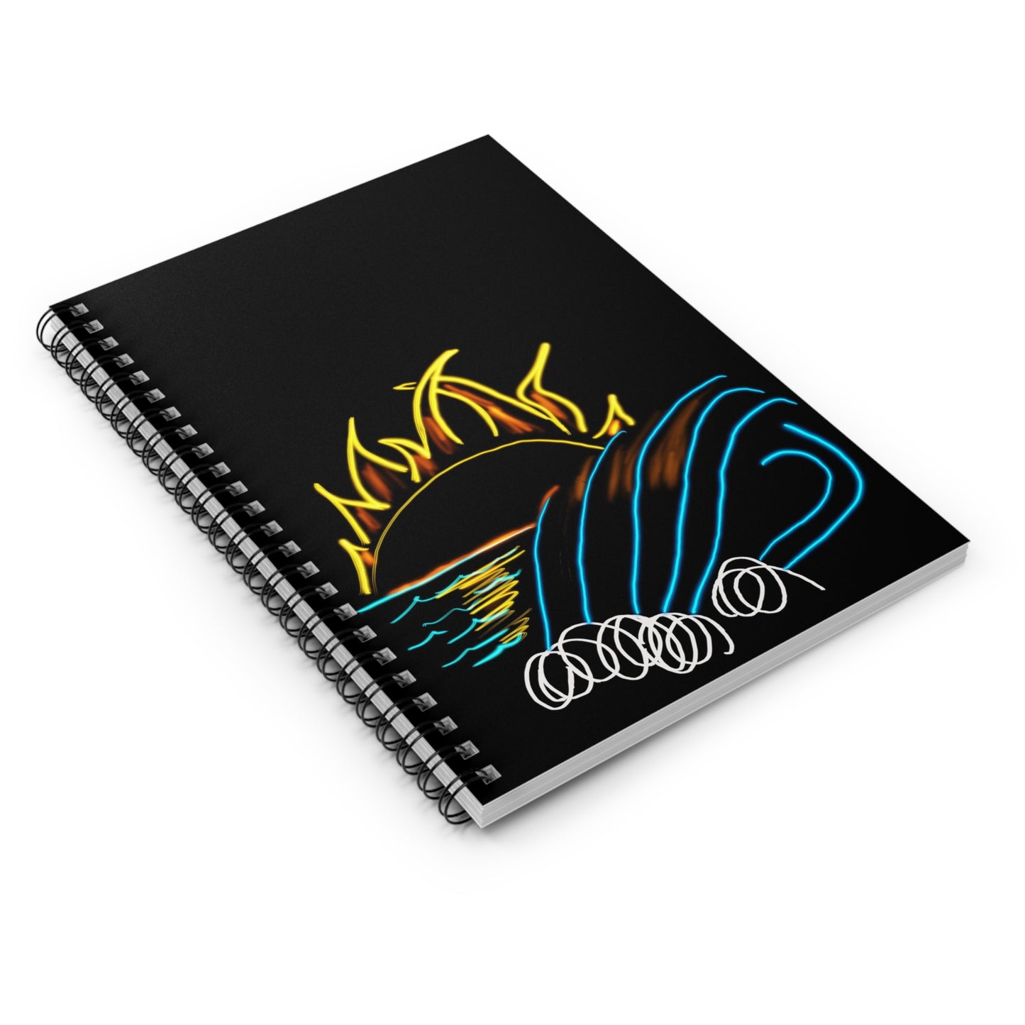 Wave- Spiral Notebook