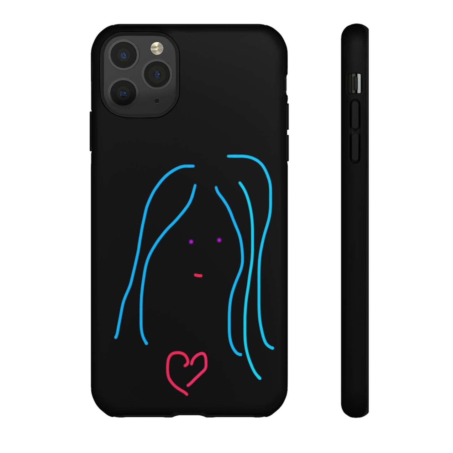 Heart Girl- Tough Cases- 46 Phone Styles