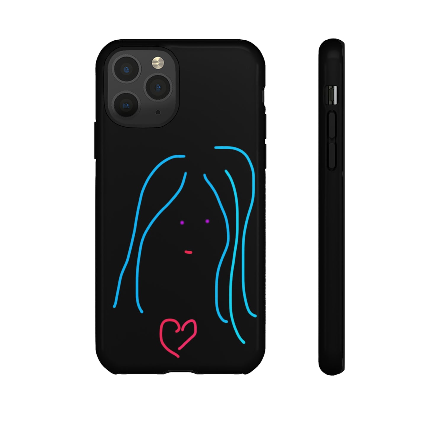 Heart Girl- Tough Cases- 46 Phone Styles