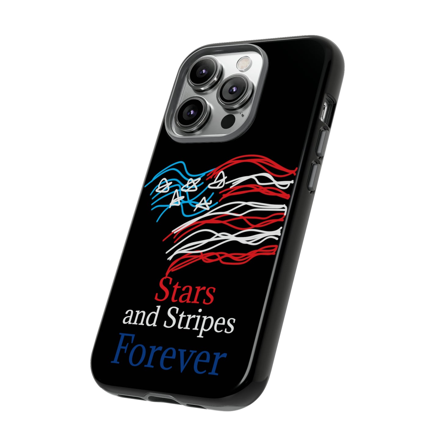 July 4th- Old Glory- Tough Cases- fits 46 styles of phones