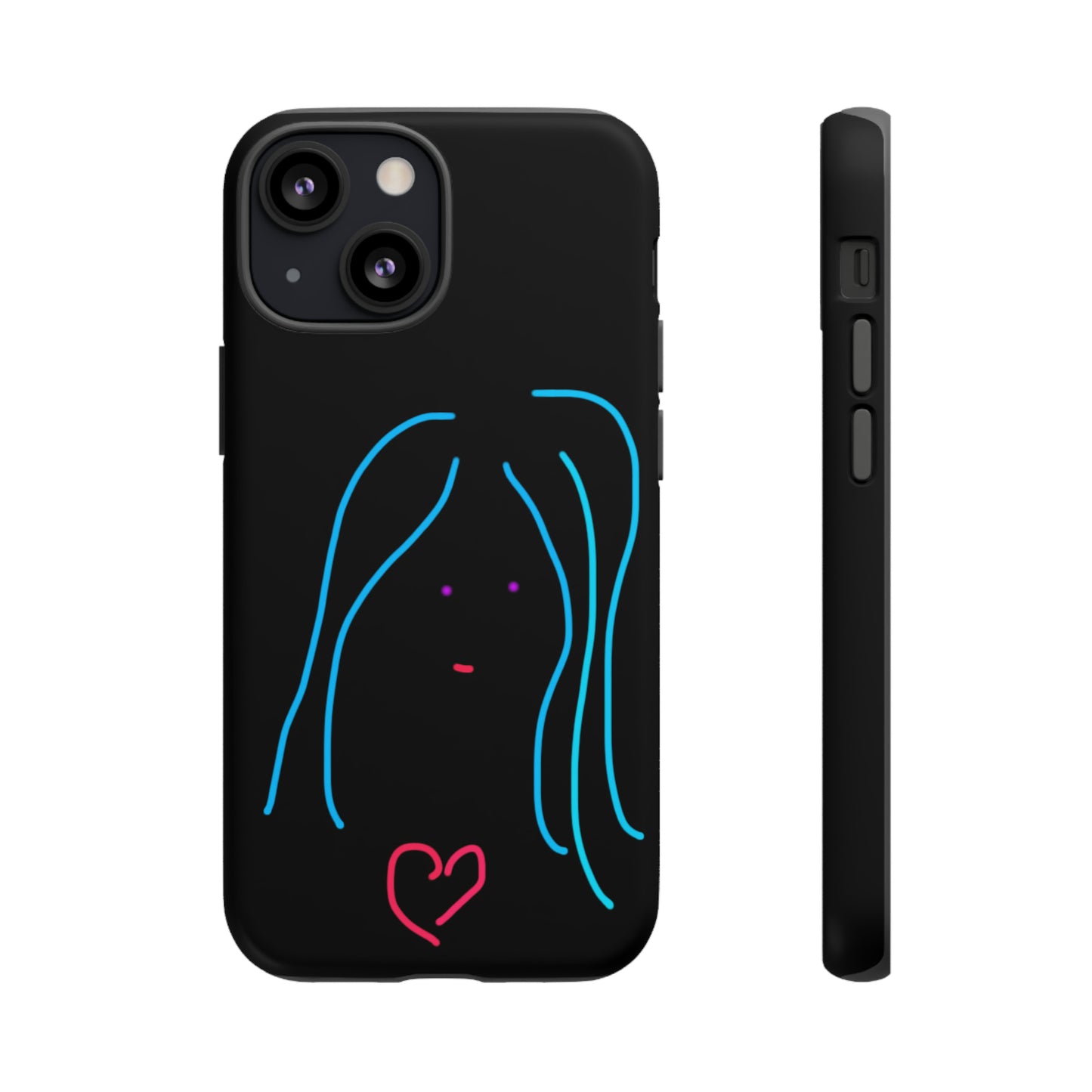 Heart Girl- Tough Cases- 46 Phone Styles