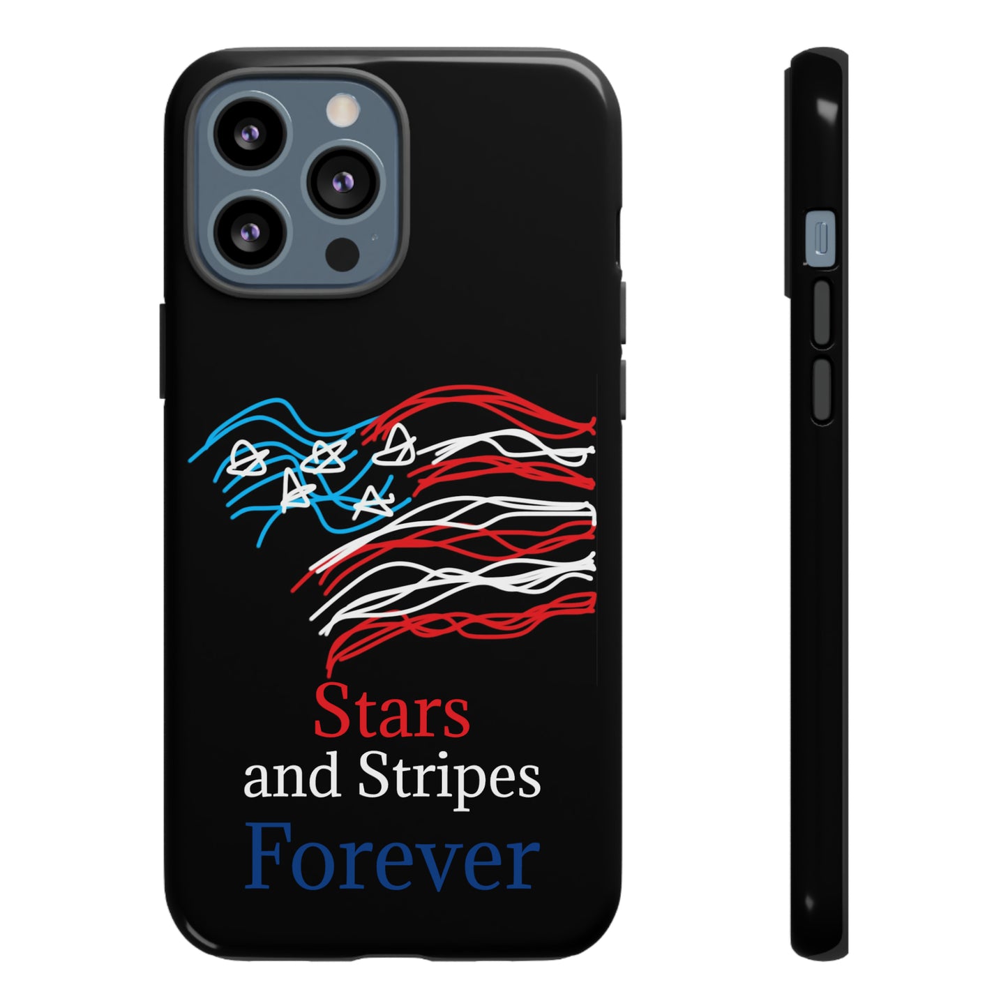 July 4th- Old Glory- Tough Cases- fits 46 styles of phones