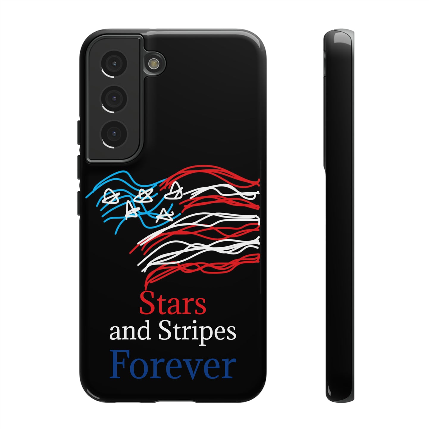 July 4th- Old Glory- Tough Cases- fits 46 styles of phones
