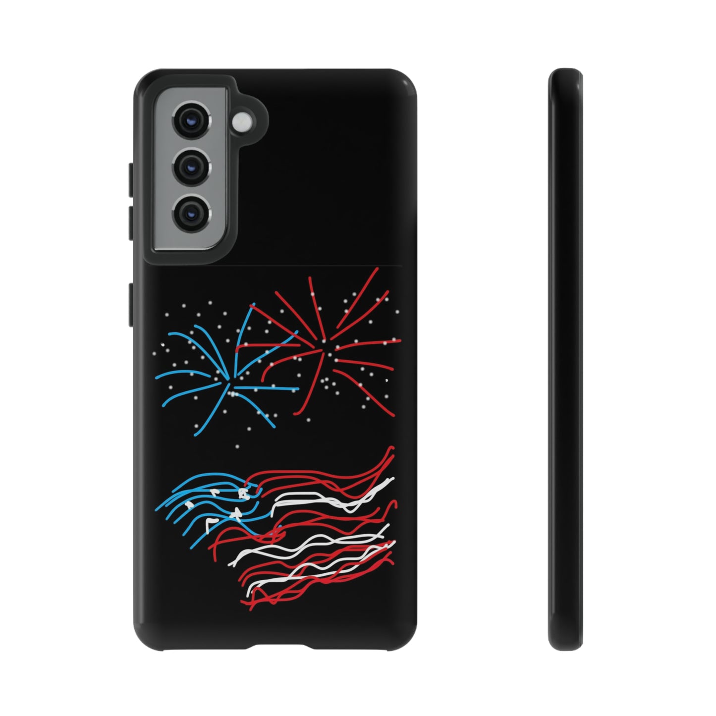 July 4th- Fireworks- Tough Cases- fits 46 phone styles