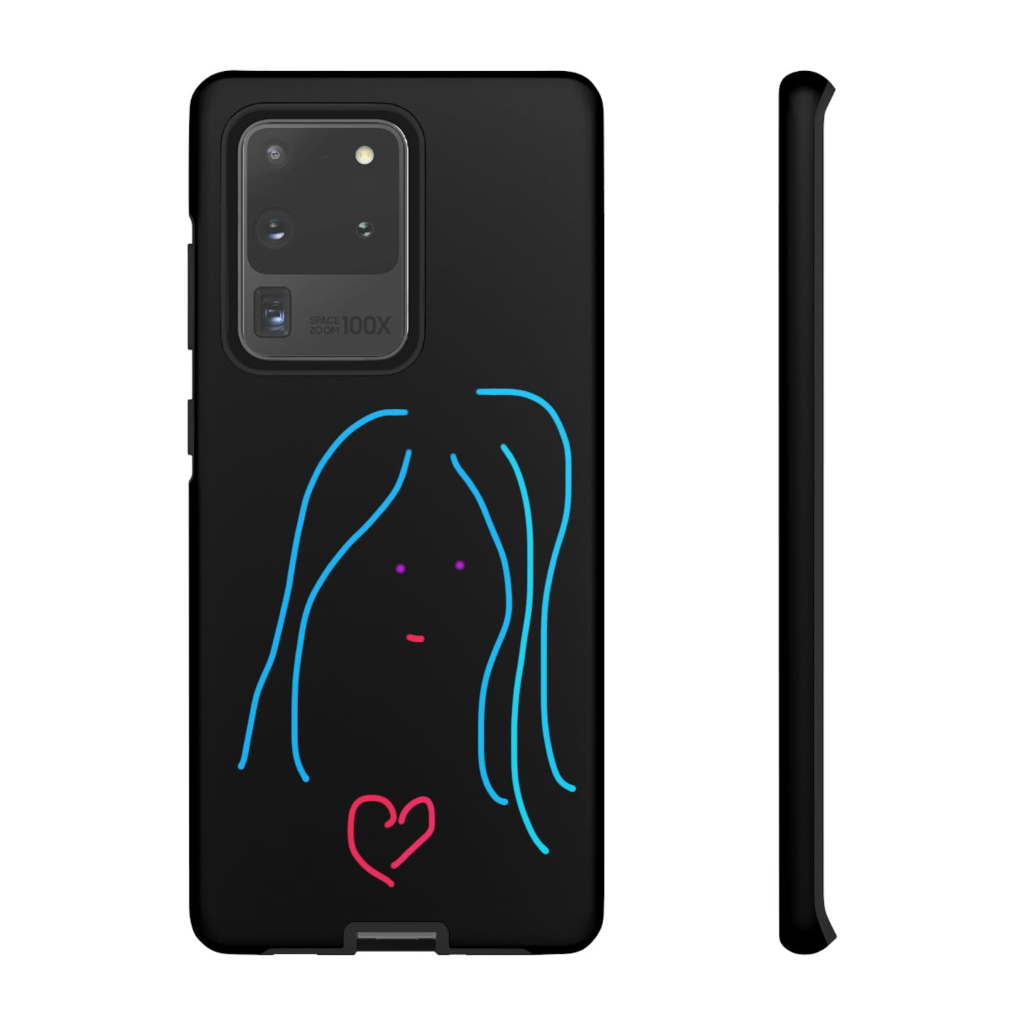 Heart Girl- Tough Cases- 46 Phone Styles