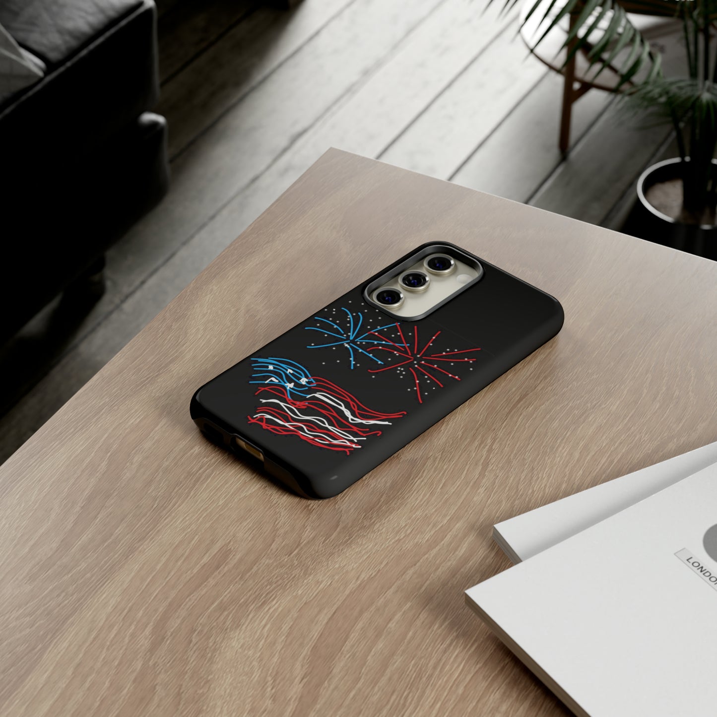 July 4th- Fireworks- Tough Cases- fits 46 phone styles