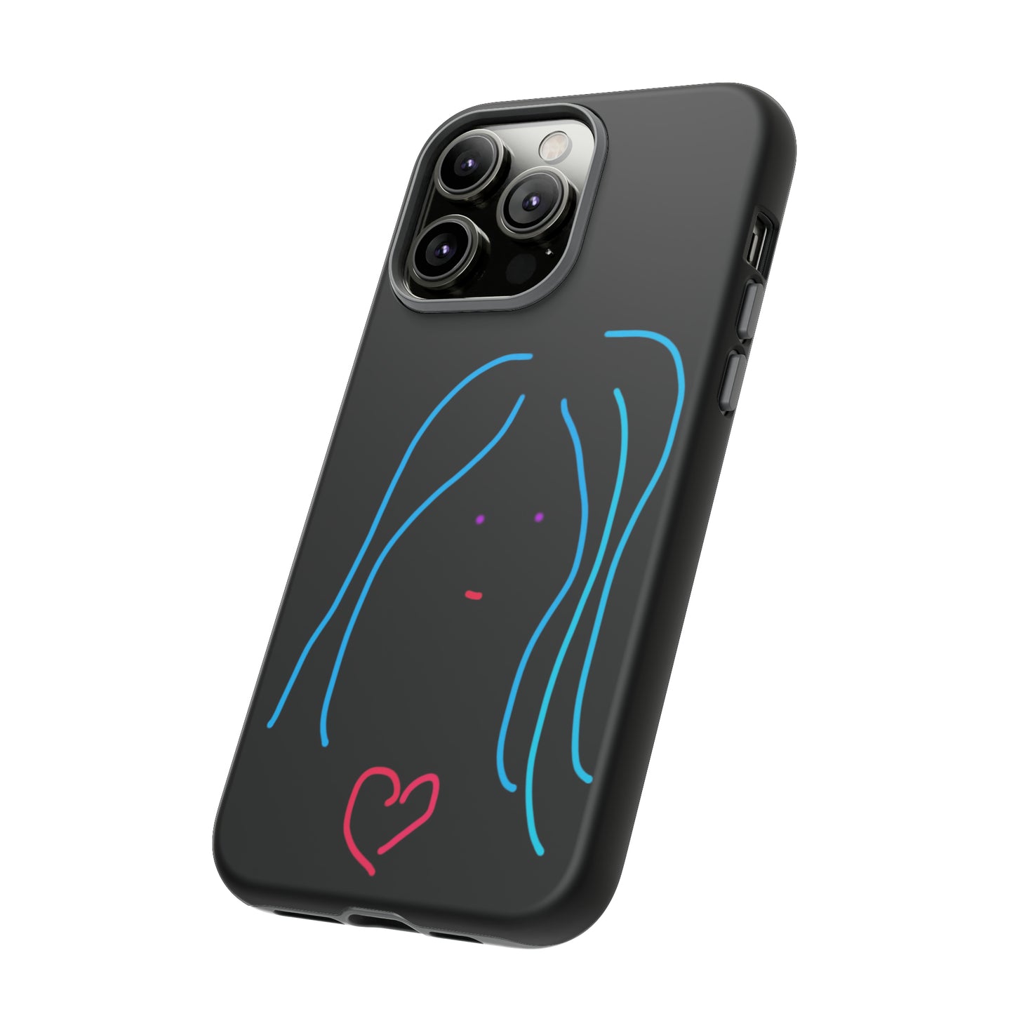 Heart Girl- Tough Cases- 46 Phone Styles