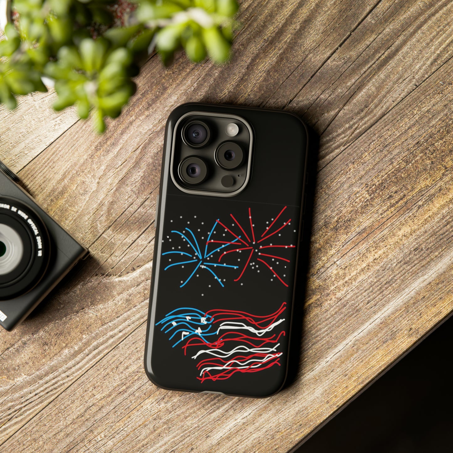 July 4th- Fireworks- Tough Cases- fits 46 phone styles
