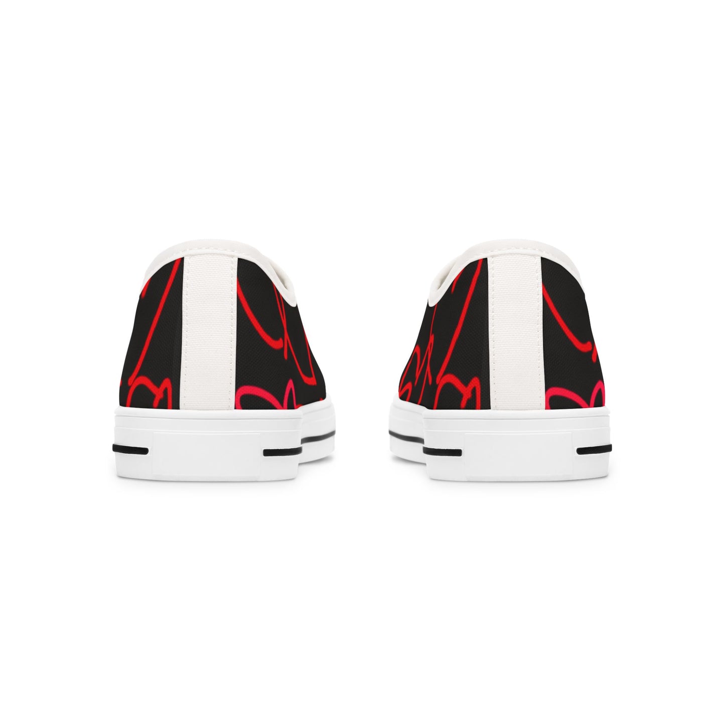 Million Hearts- Women's Low Top Sneakers