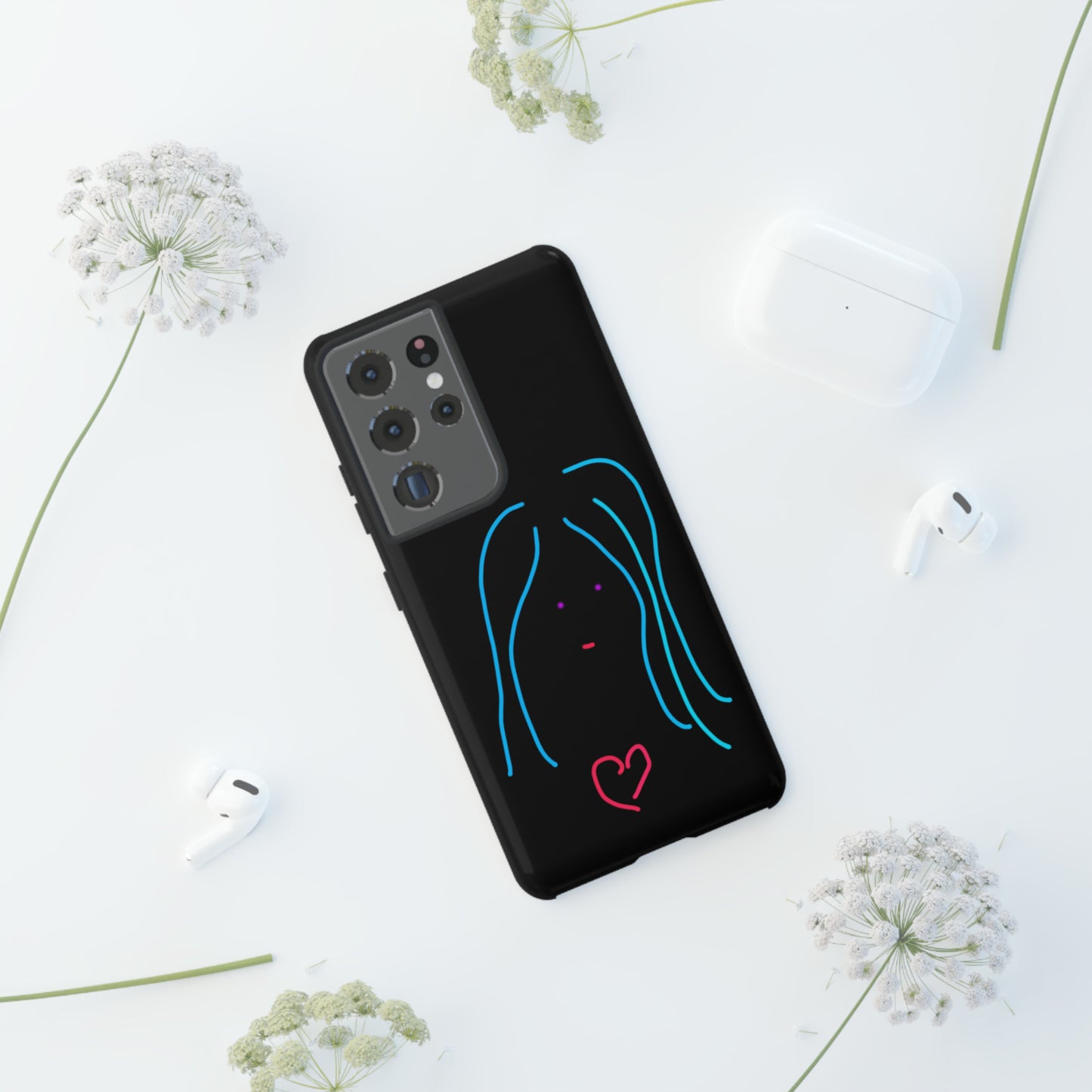 Heart Girl- Tough Cases- 46 Phone Styles
