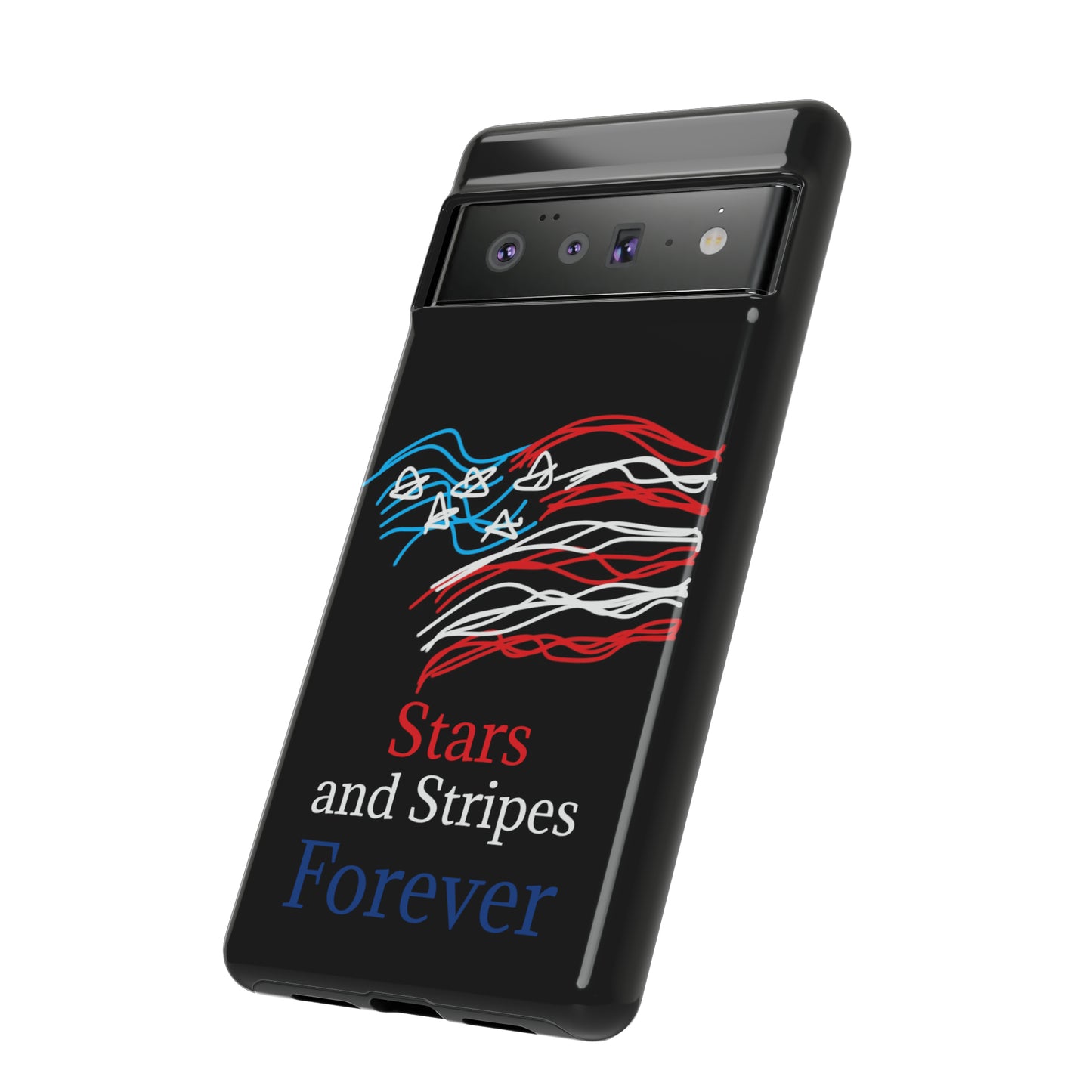 July 4th- Old Glory- Tough Cases- fits 46 styles of phones