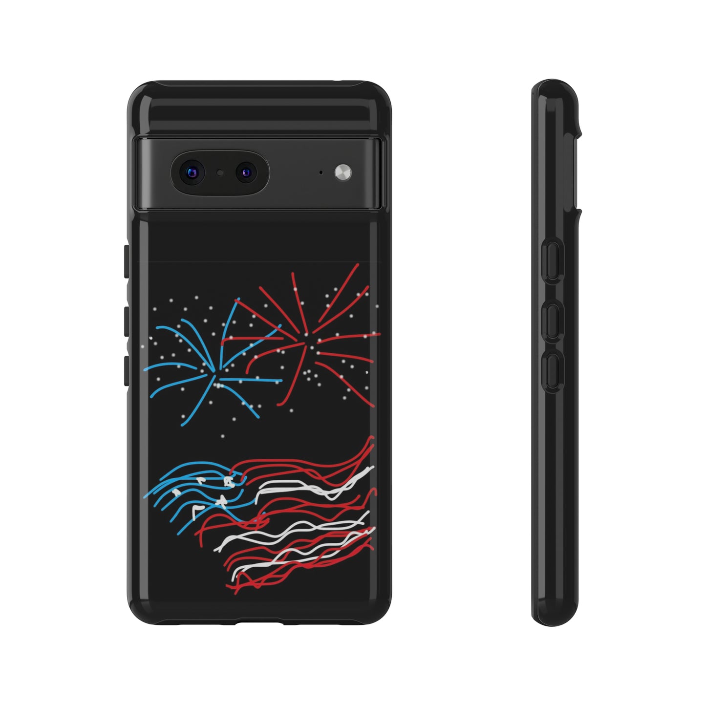 July 4th- Fireworks- Tough Cases- fits 46 phone styles