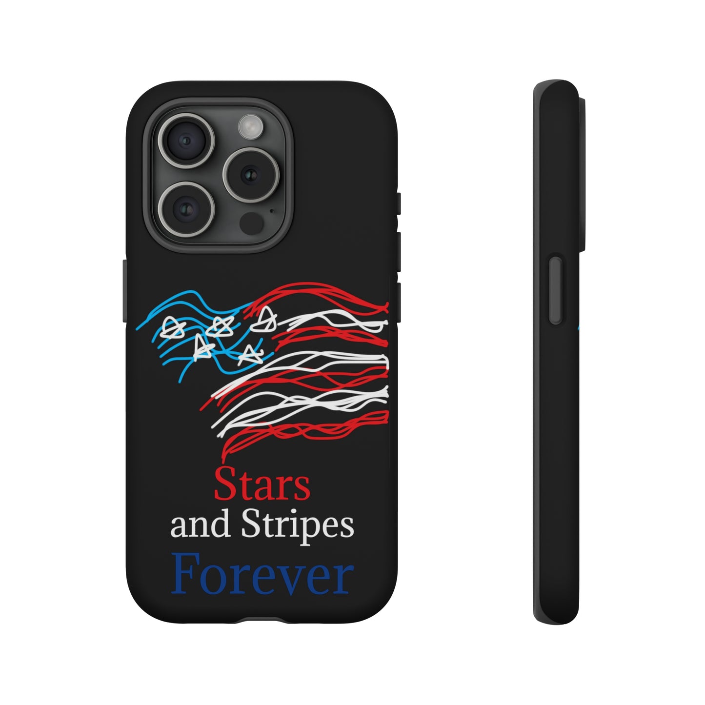 July 4th- Old Glory- Tough Cases- fits 46 styles of phones