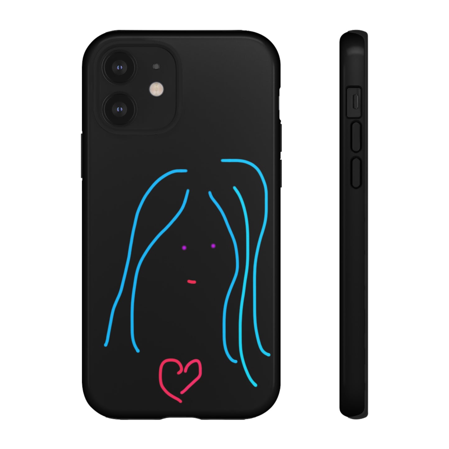 Heart Girl- Tough Cases- 46 Phone Styles