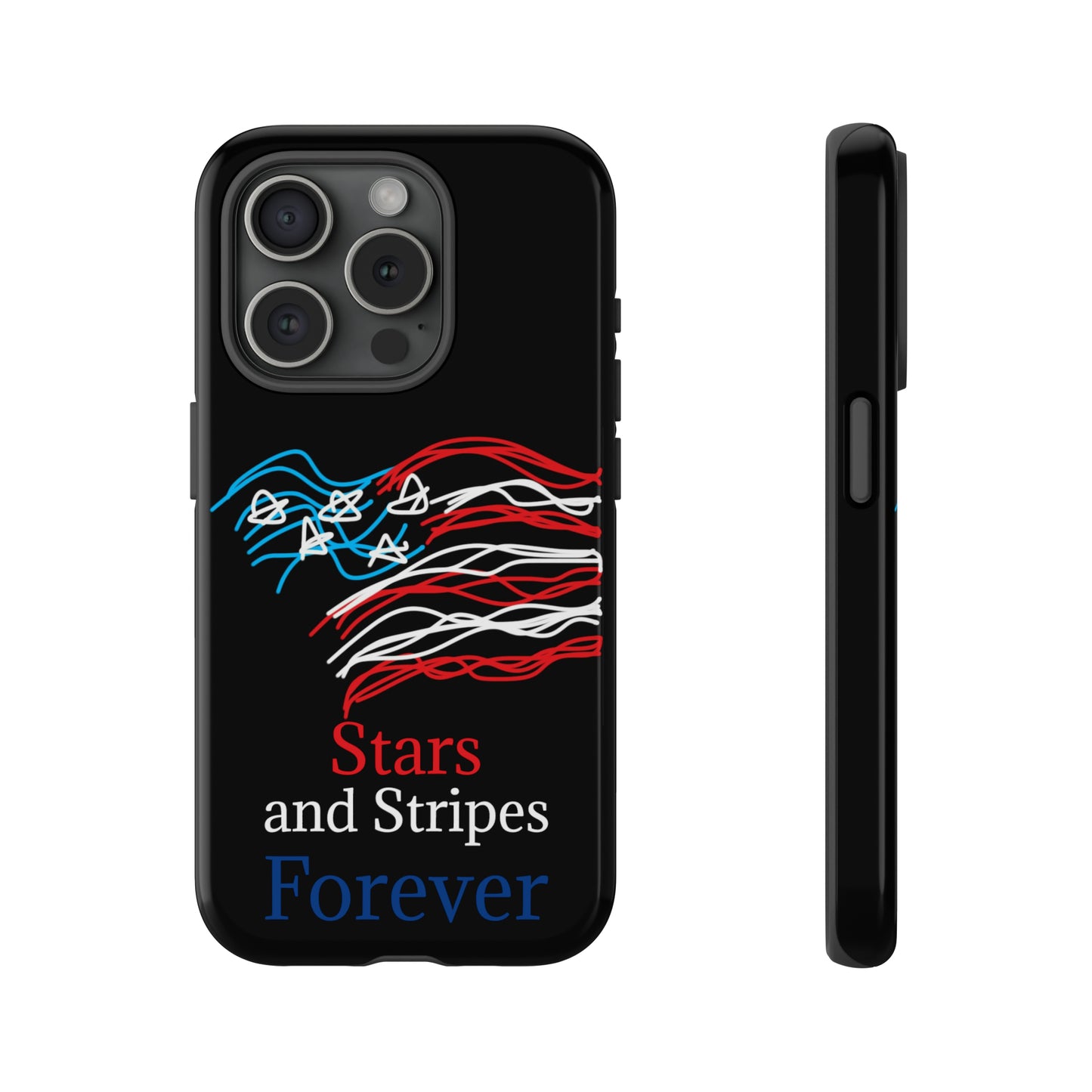 July 4th- Old Glory- Tough Cases- fits 46 styles of phones