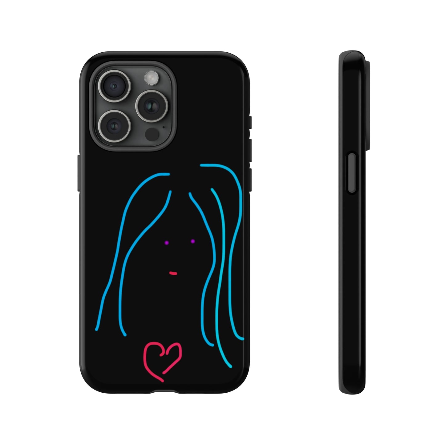 Heart Girl- Tough Cases- 46 Phone Styles