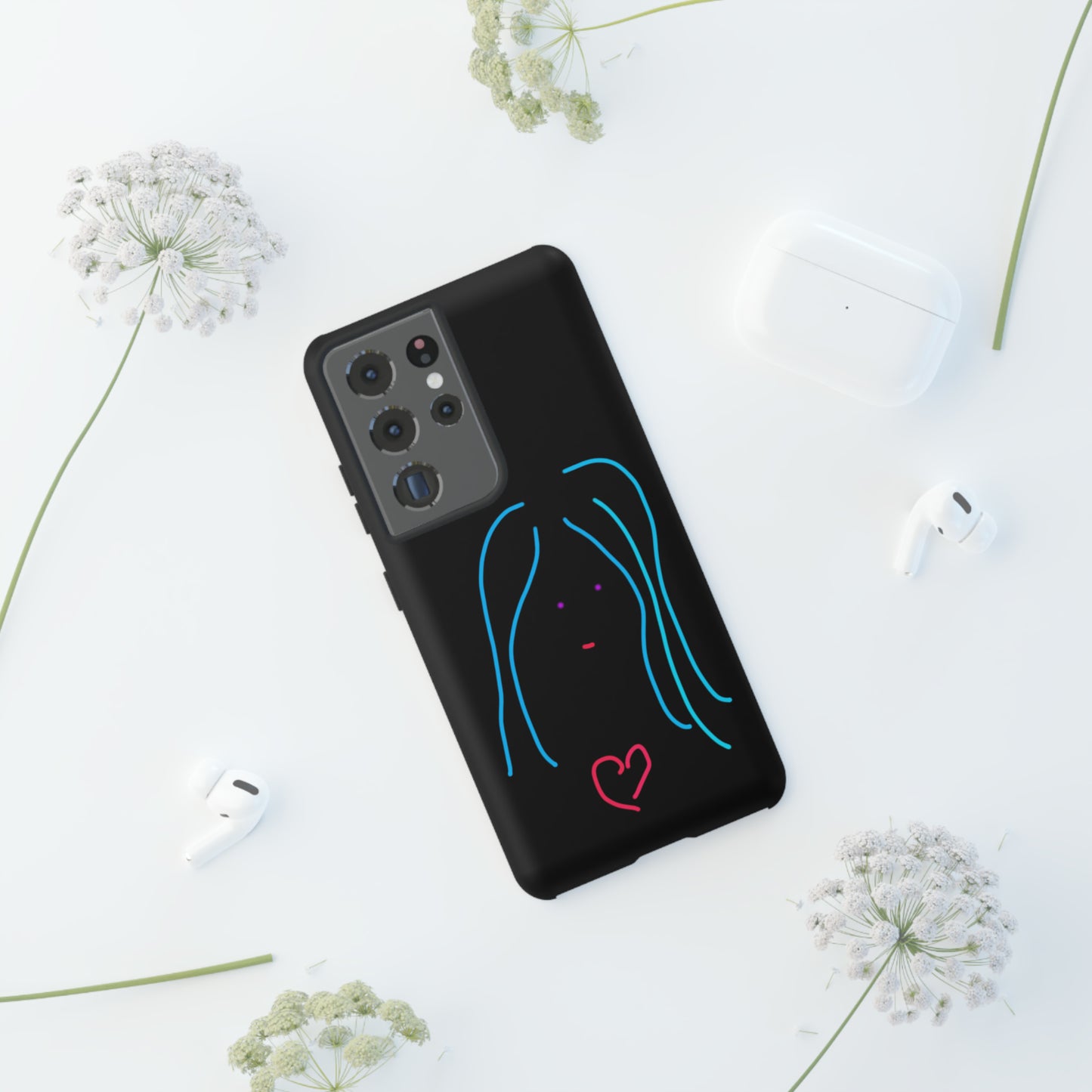 Heart Girl- Tough Cases- 46 Phone Styles
