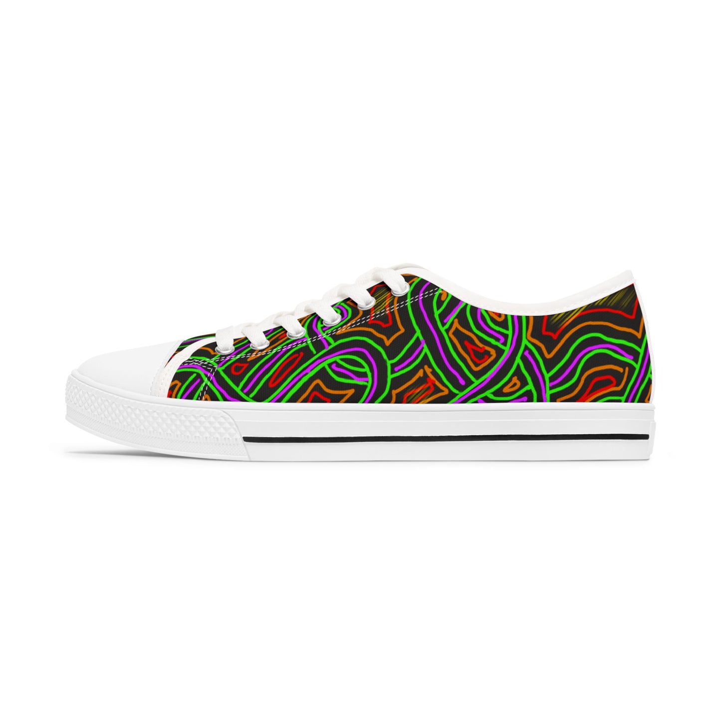 Abstract 11- Women's Low Top Sneakers