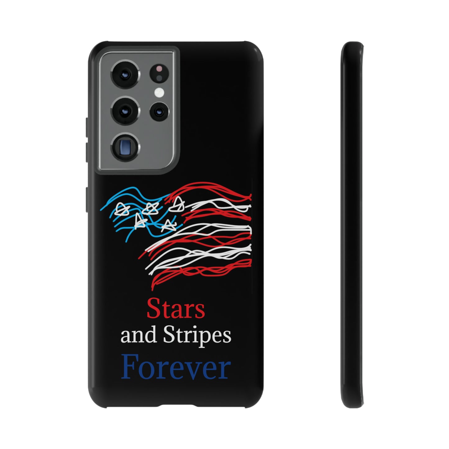July 4th- Old Glory- Tough Cases- fits 46 styles of phones