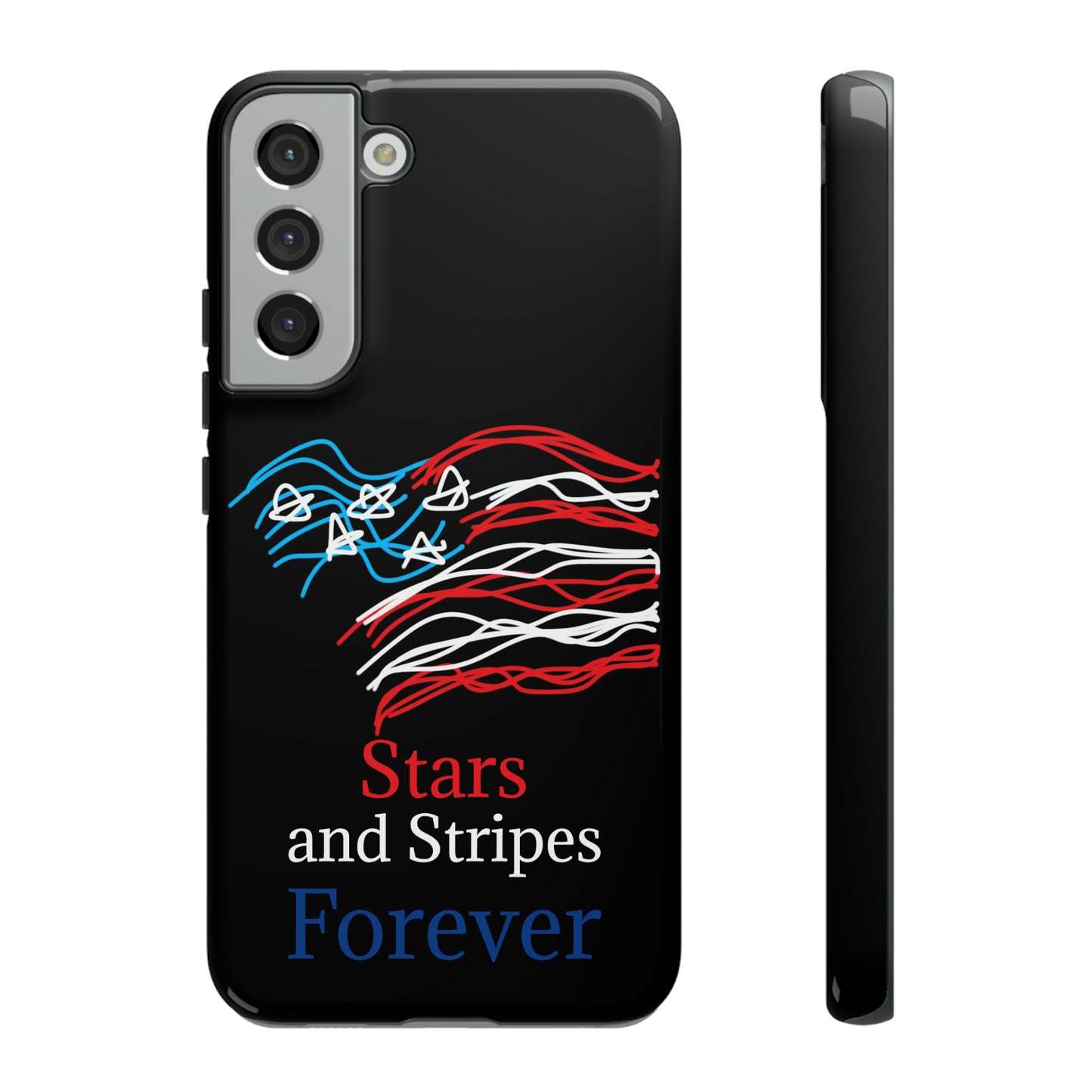 July 4th- Old Glory- Tough Cases- fits 46 styles of phones