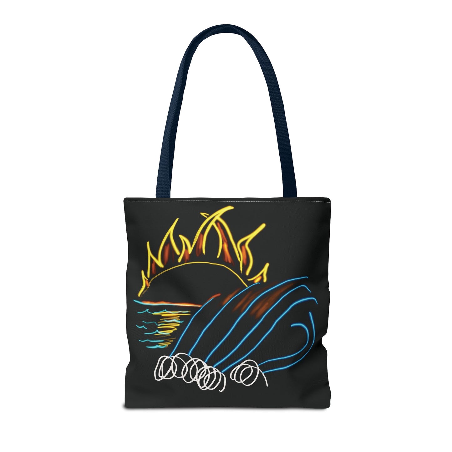 Wave / I love the Night- Tote Bag, 3 sizes