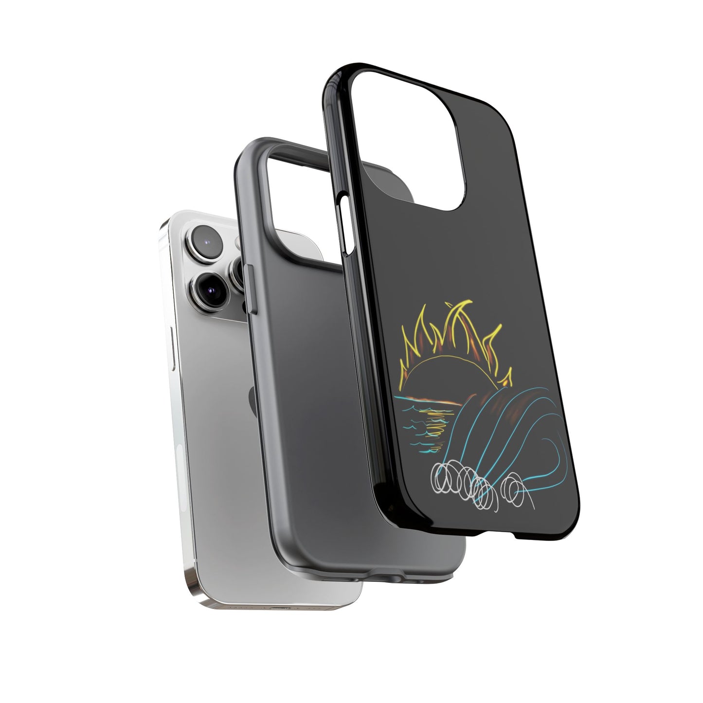 Wave- phone case matte/gloss 250 styles