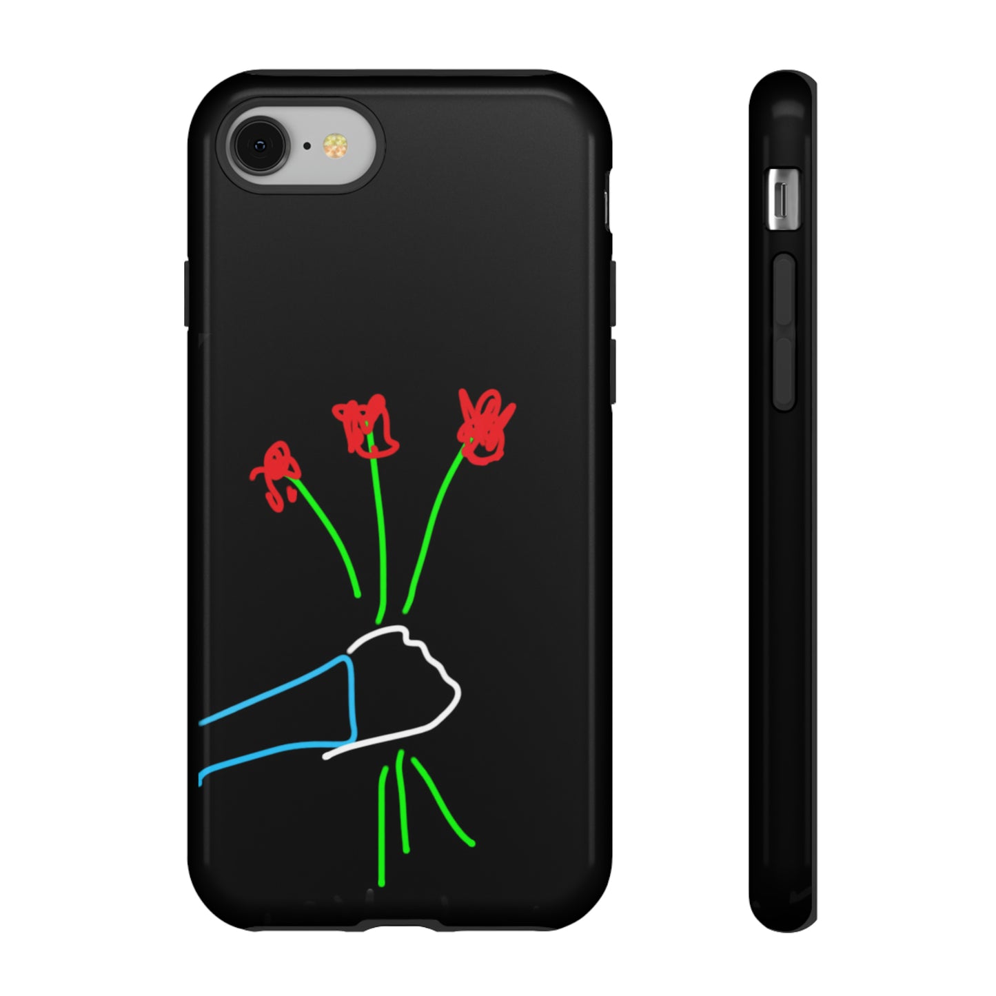 3 Red Flowers- Tough Cases- 46 Phone Styles