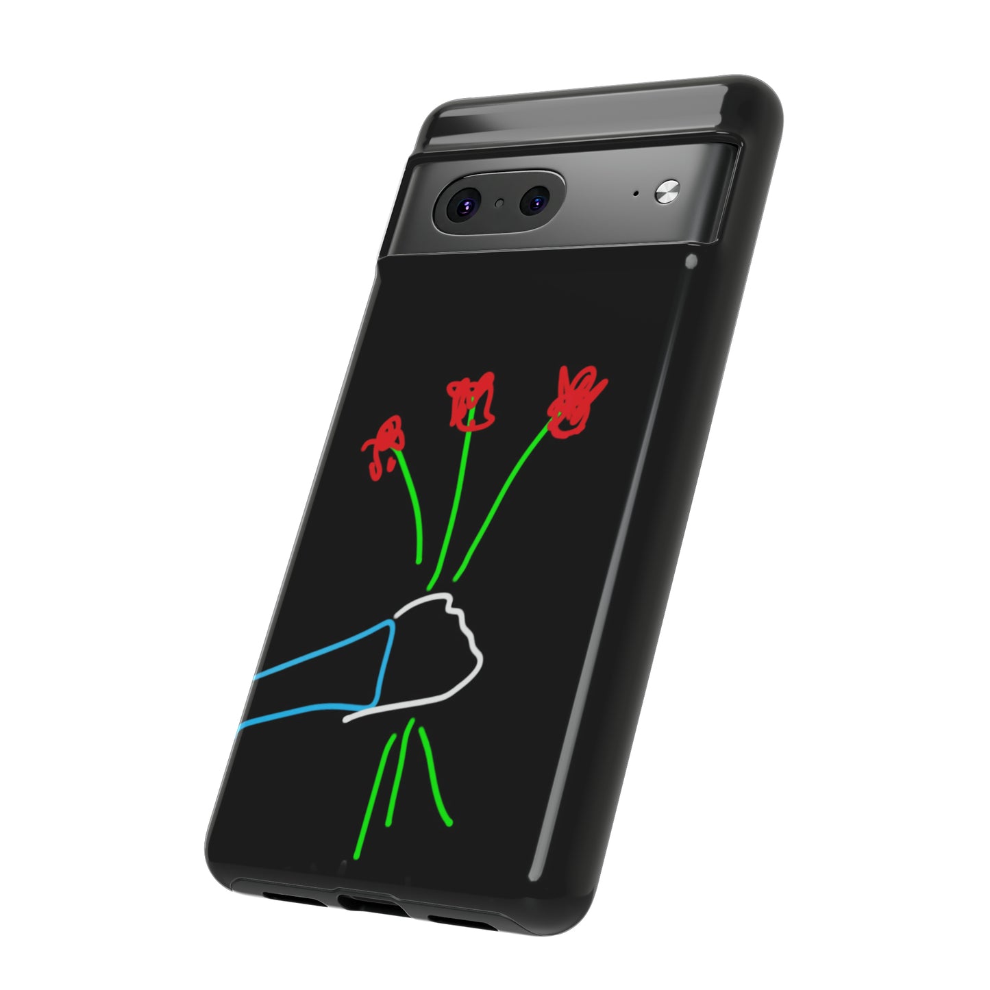 3 Red Flowers- Tough Cases- 46 Phone Styles