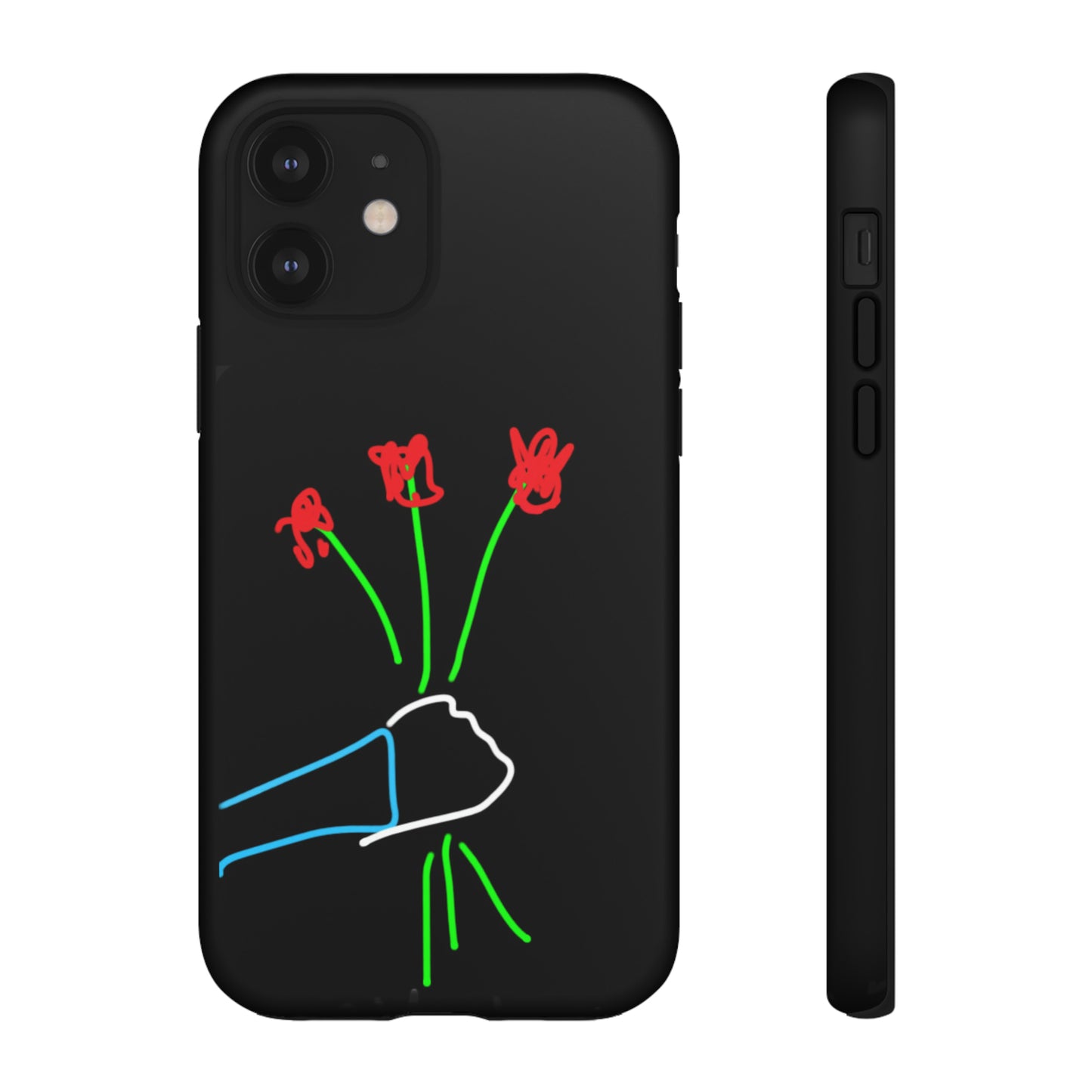 3 Red Flowers- Tough Cases- 46 Phone Styles