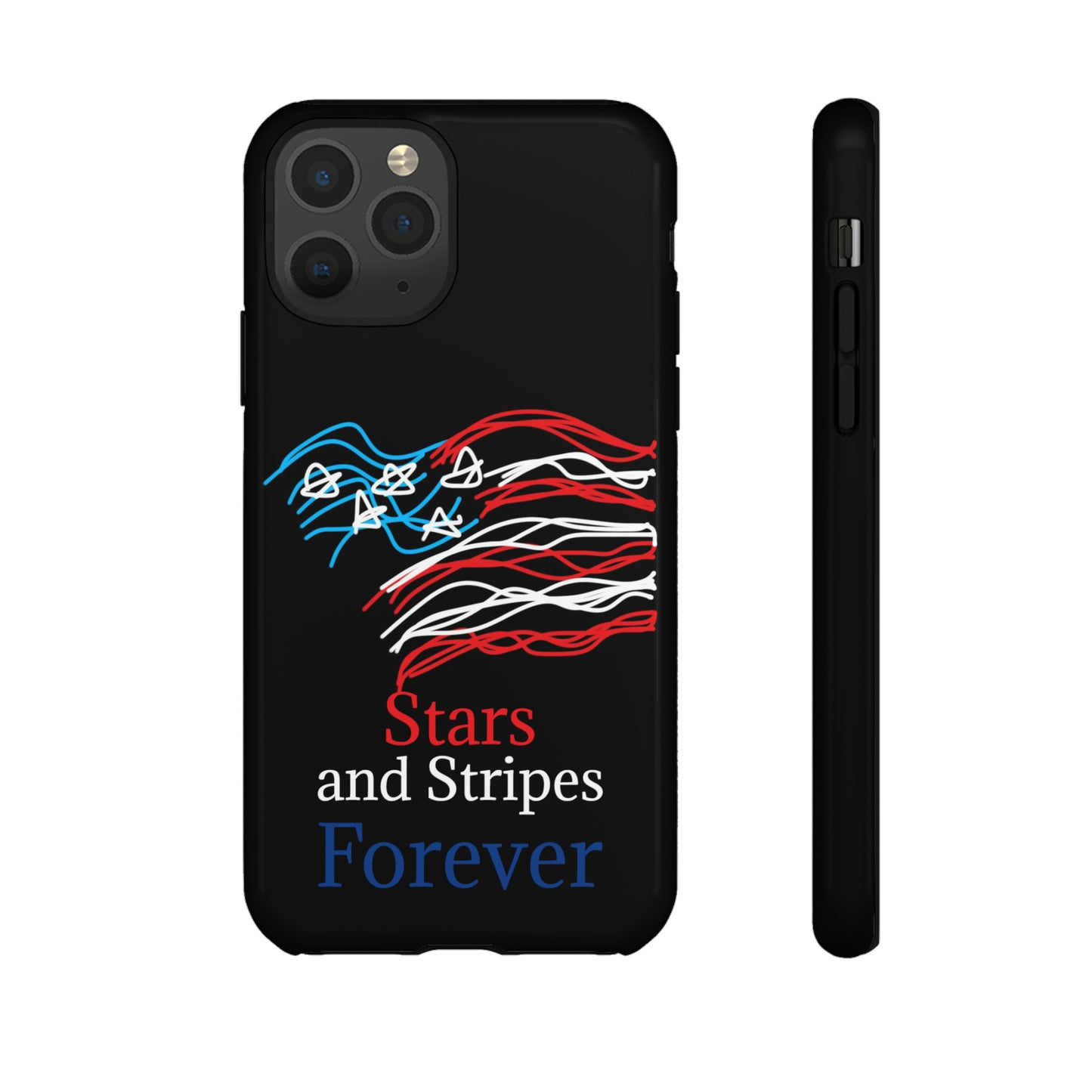 July 4th- Old Glory- Tough Cases- fits 46 styles of phones