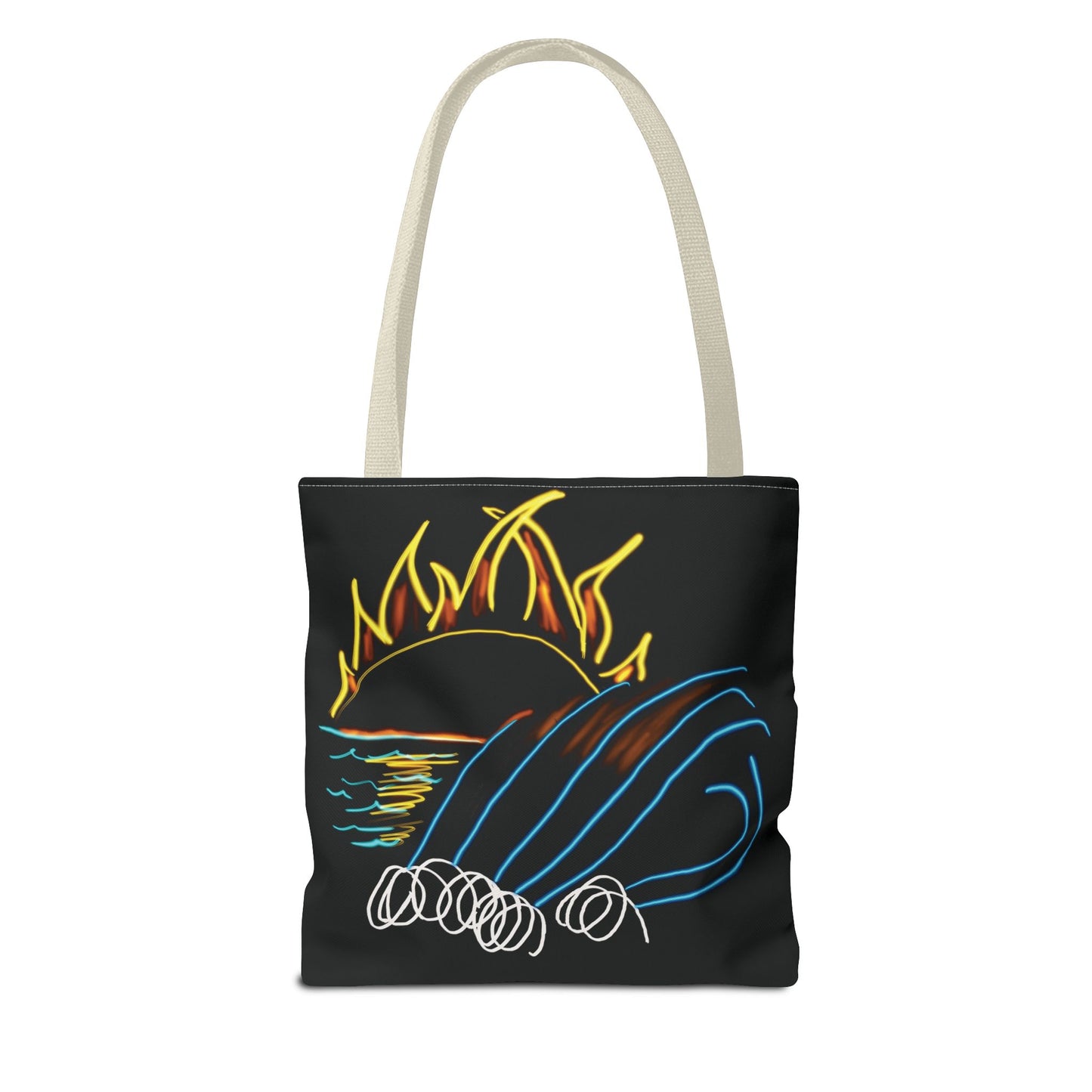 Wave / I love the Night- Tote Bag, 3 sizes