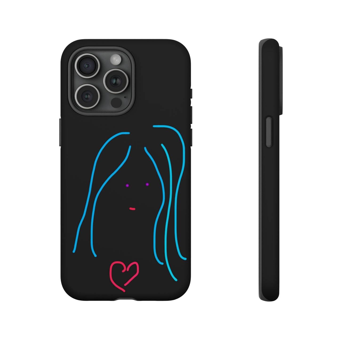 Heart Girl- Tough Cases- 46 Phone Styles