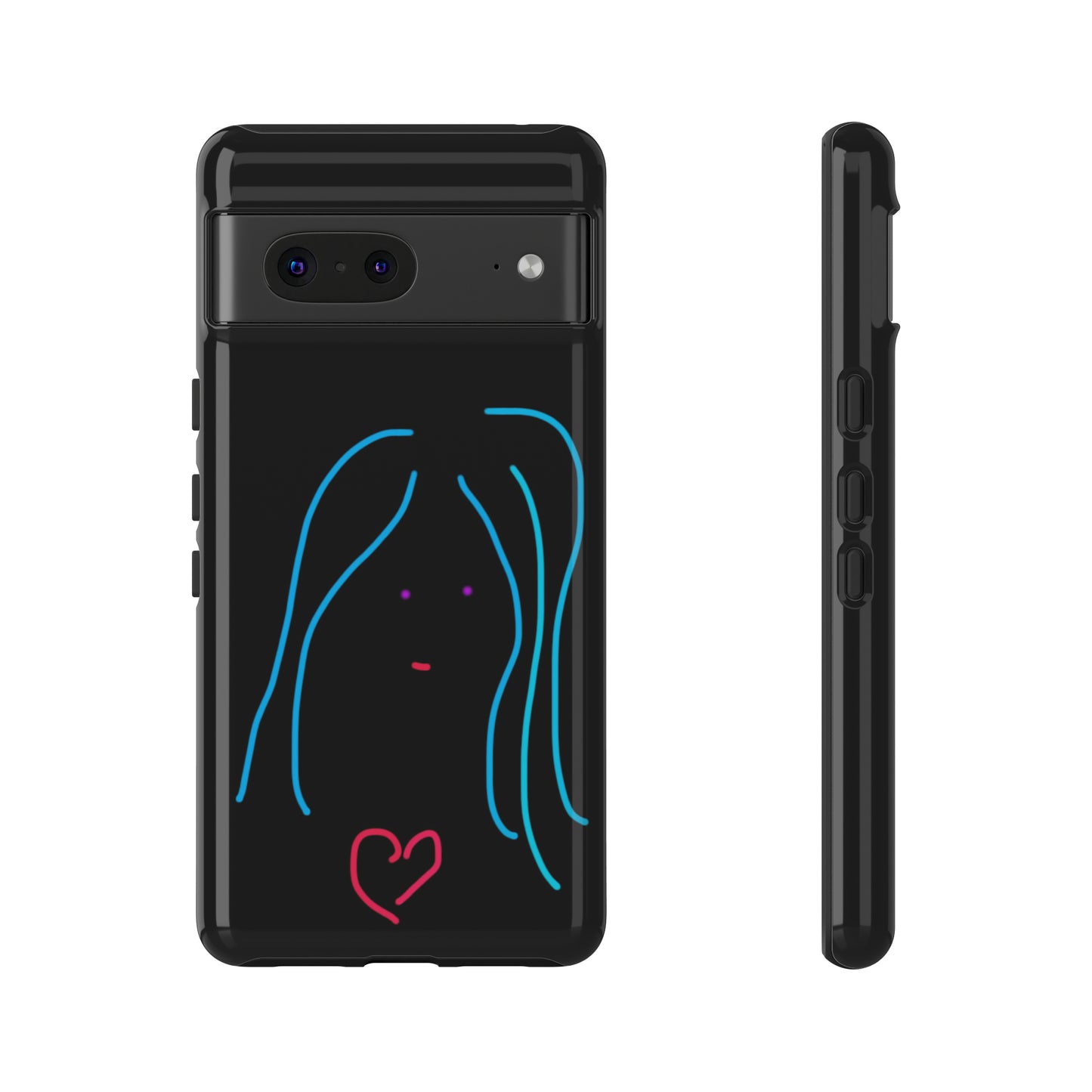 Heart Girl- Tough Cases- 46 Phone Styles