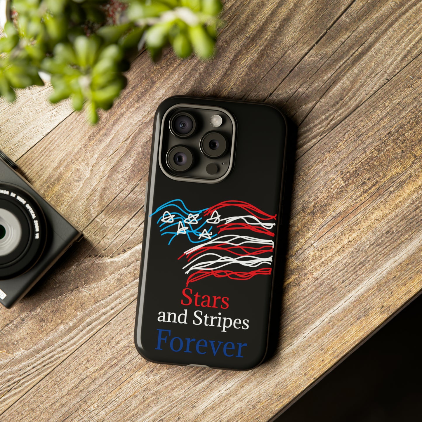 July 4th- Old Glory- Tough Cases- fits 46 styles of phones