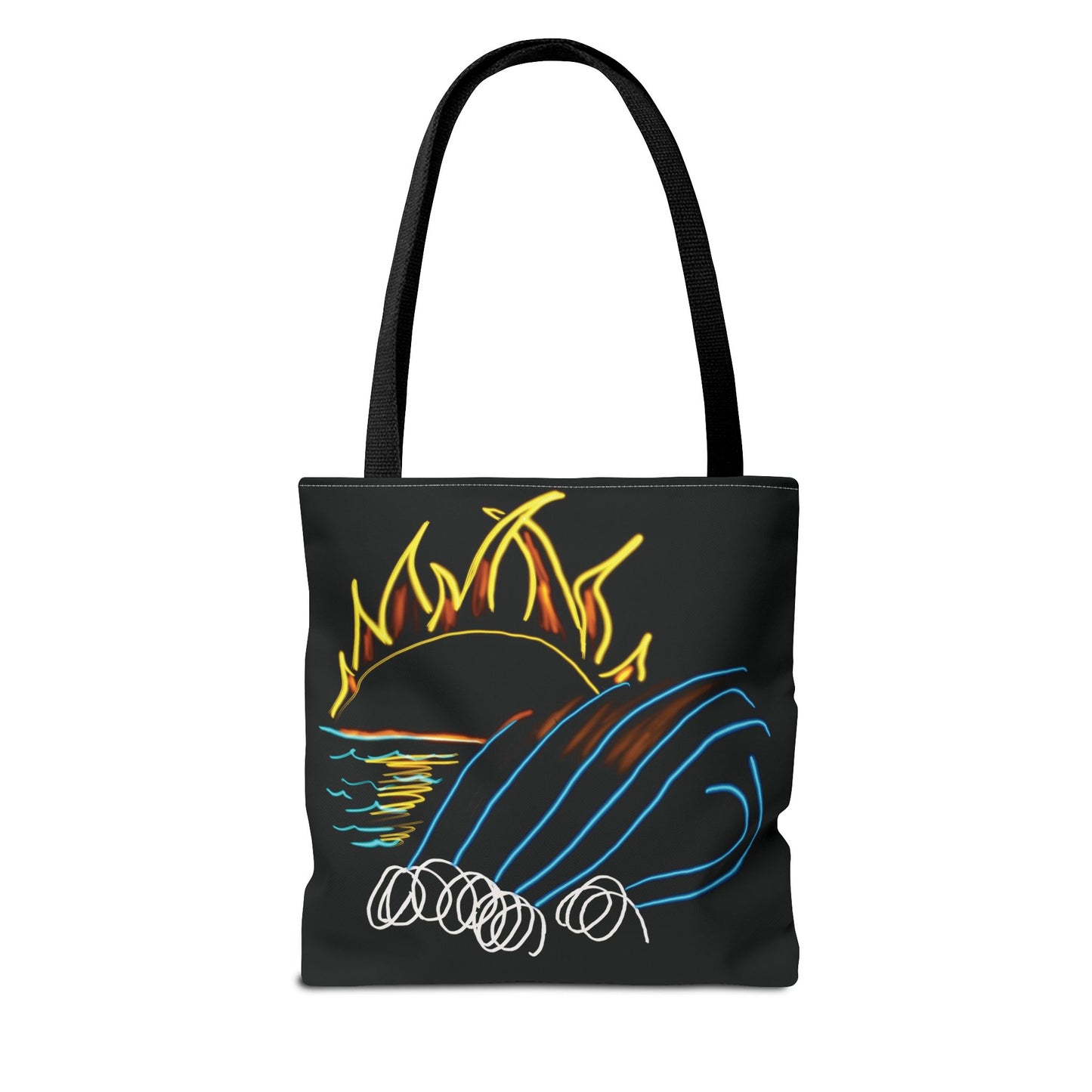 Wave / I love the Night- Tote Bag, 3 sizes