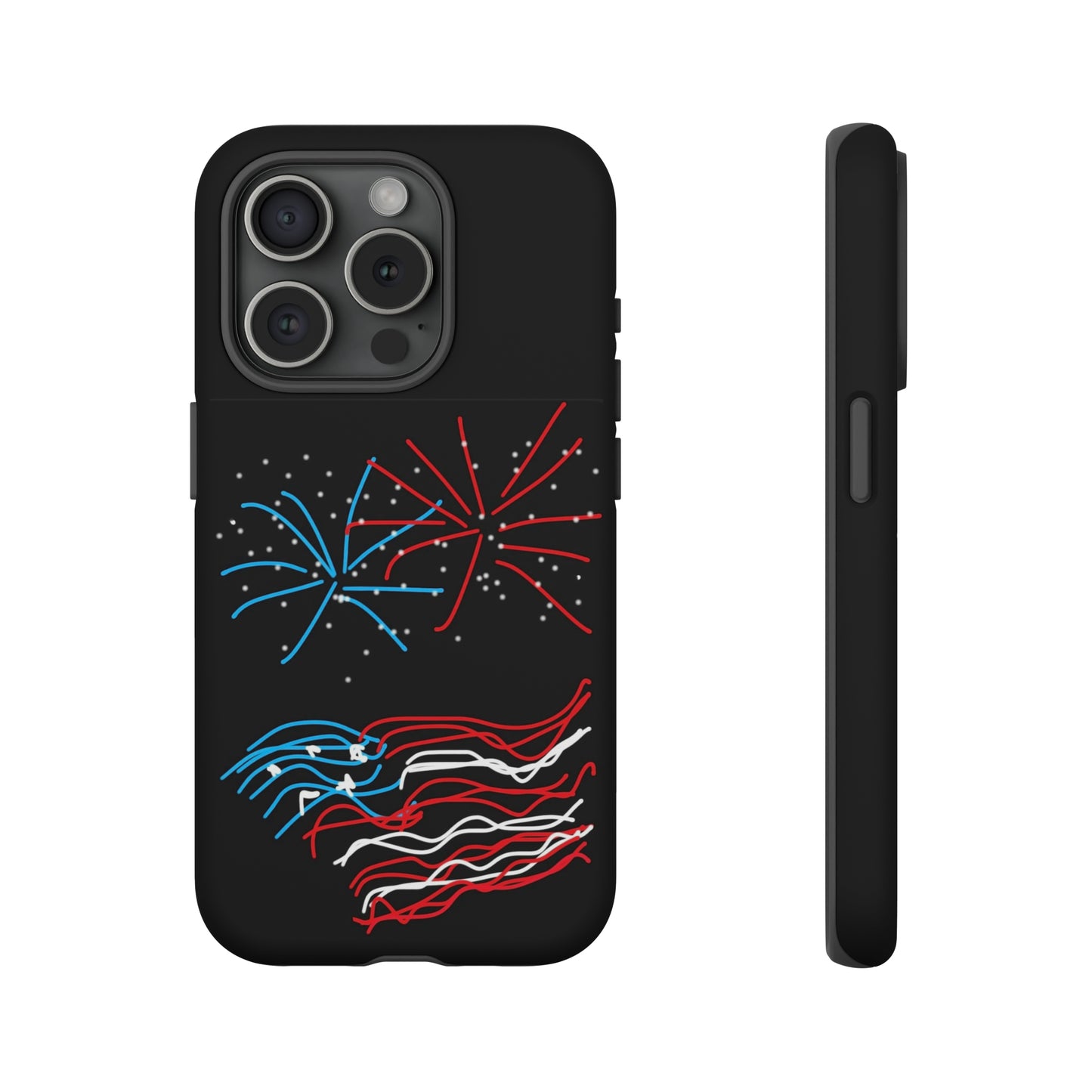 July 4th- Fireworks- Tough Cases- fits 46 phone styles
