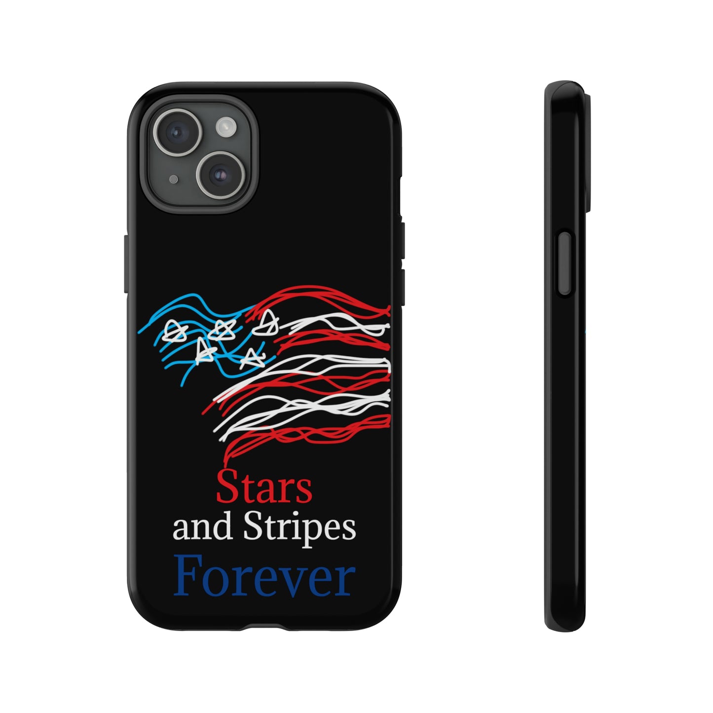 July 4th- Old Glory- Tough Cases- fits 46 styles of phones