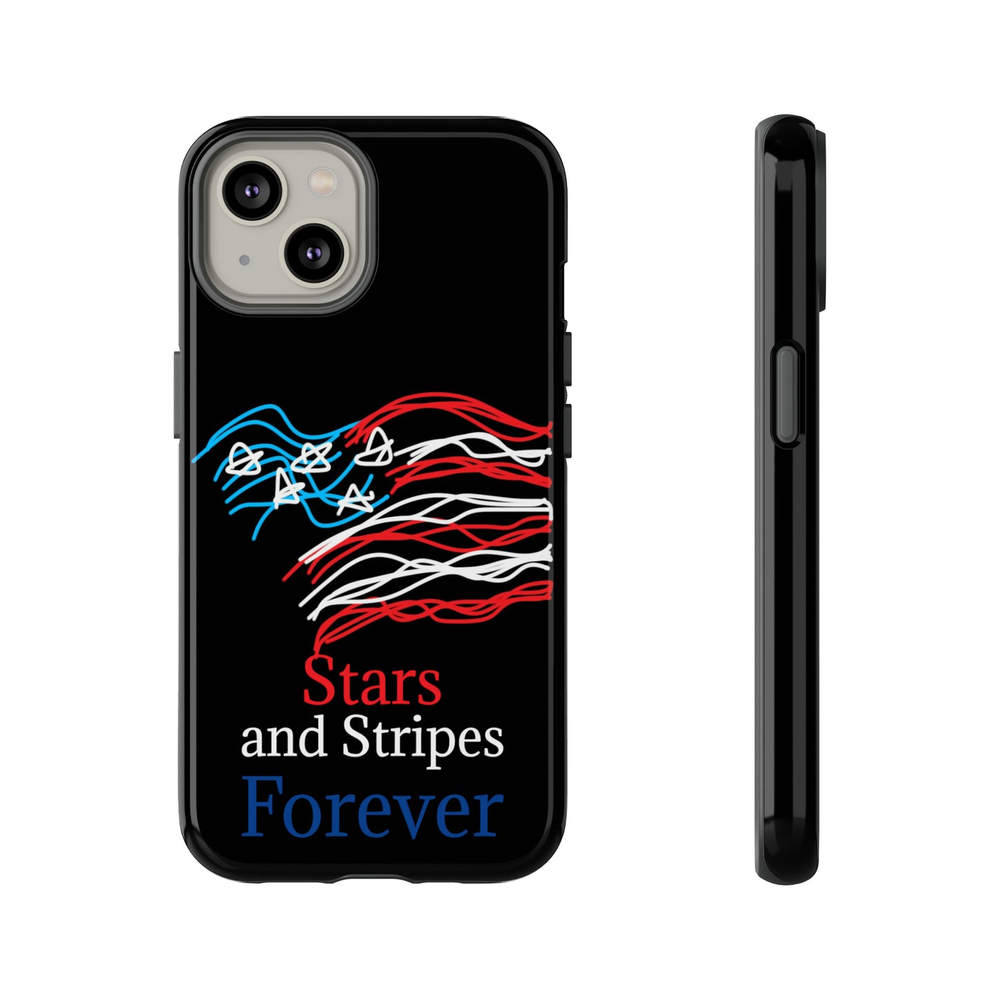 July 4th- Old Glory- Tough Cases- fits 46 styles of phones