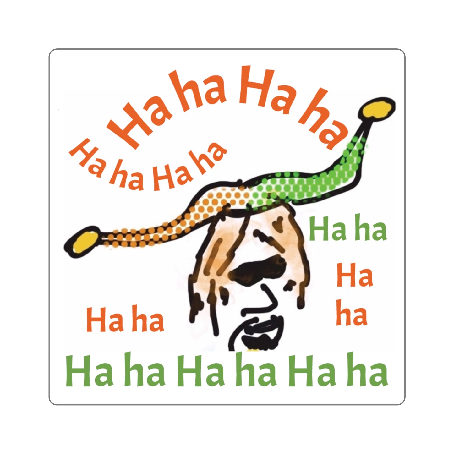 Prankster/Haha- Sticker, 2 sizes