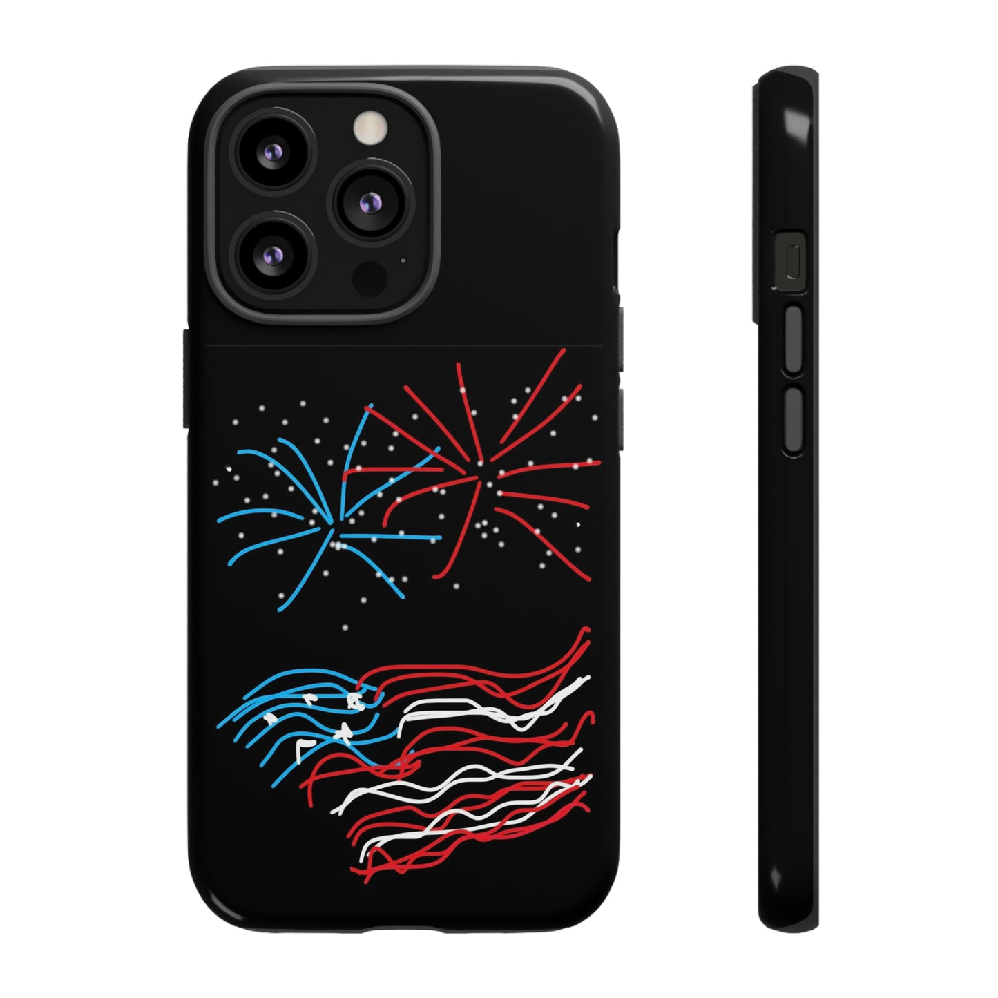 July 4th- Fireworks- Tough Cases- fits 46 phone styles