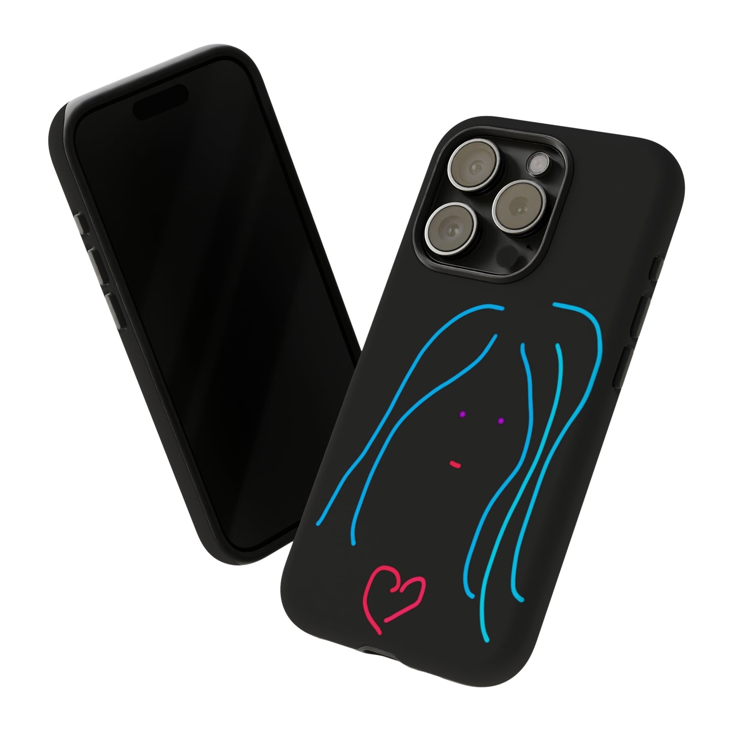 Heart Girl- Tough Cases- 46 Phone Styles