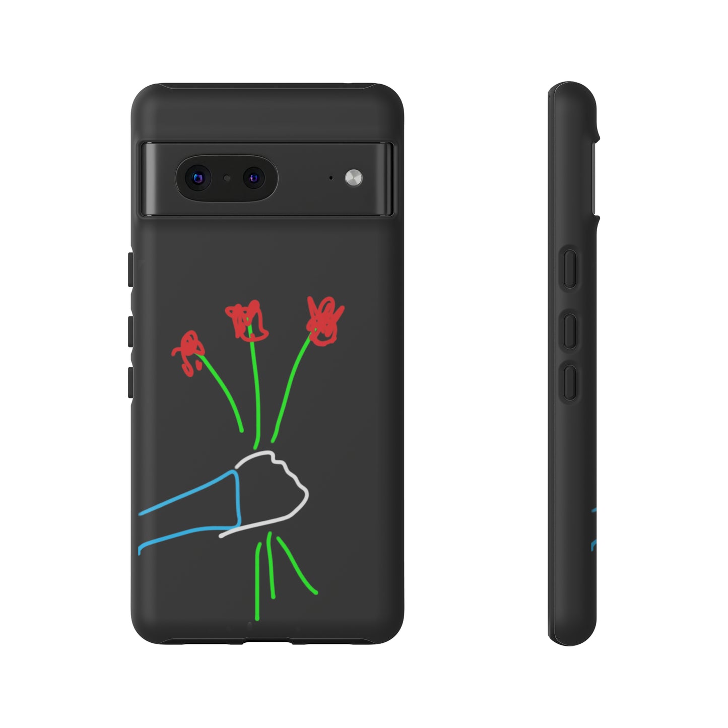3 Red Flowers- Tough Cases- 46 Phone Styles