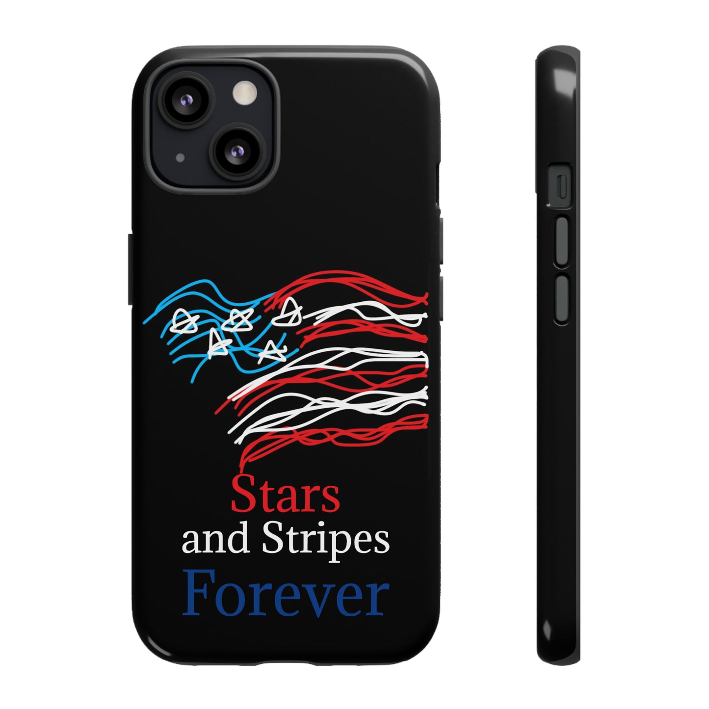 July 4th- Old Glory- Tough Cases- fits 46 styles of phones