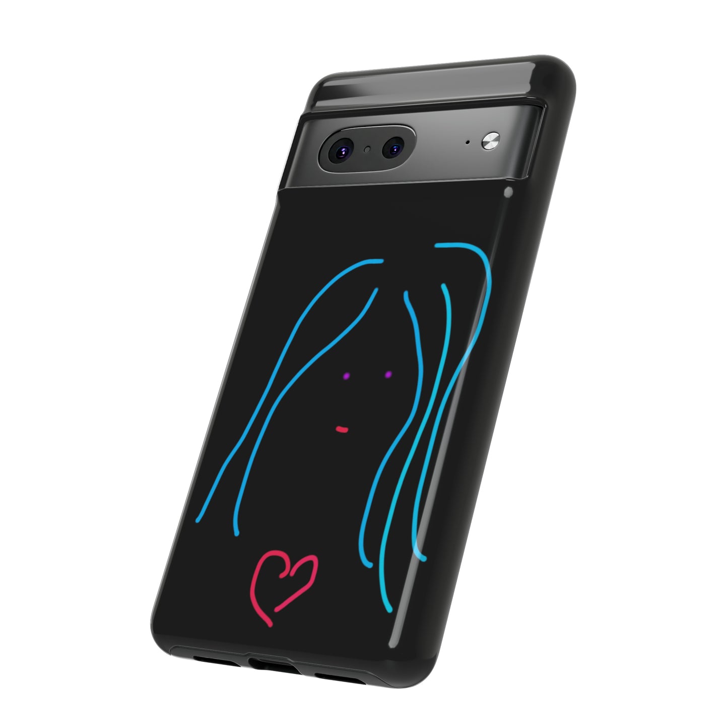 Heart Girl- Tough Cases- 46 Phone Styles