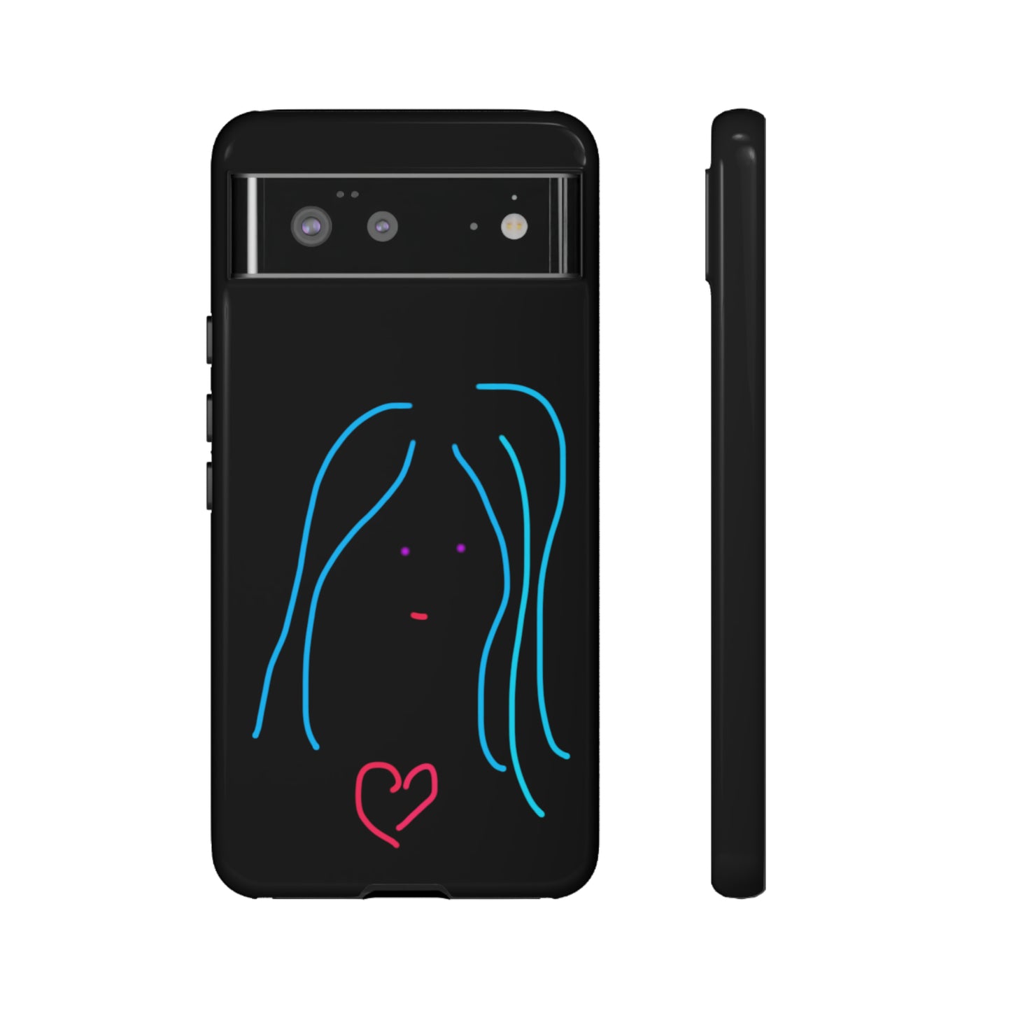 Heart Girl- Tough Cases- 46 Phone Styles