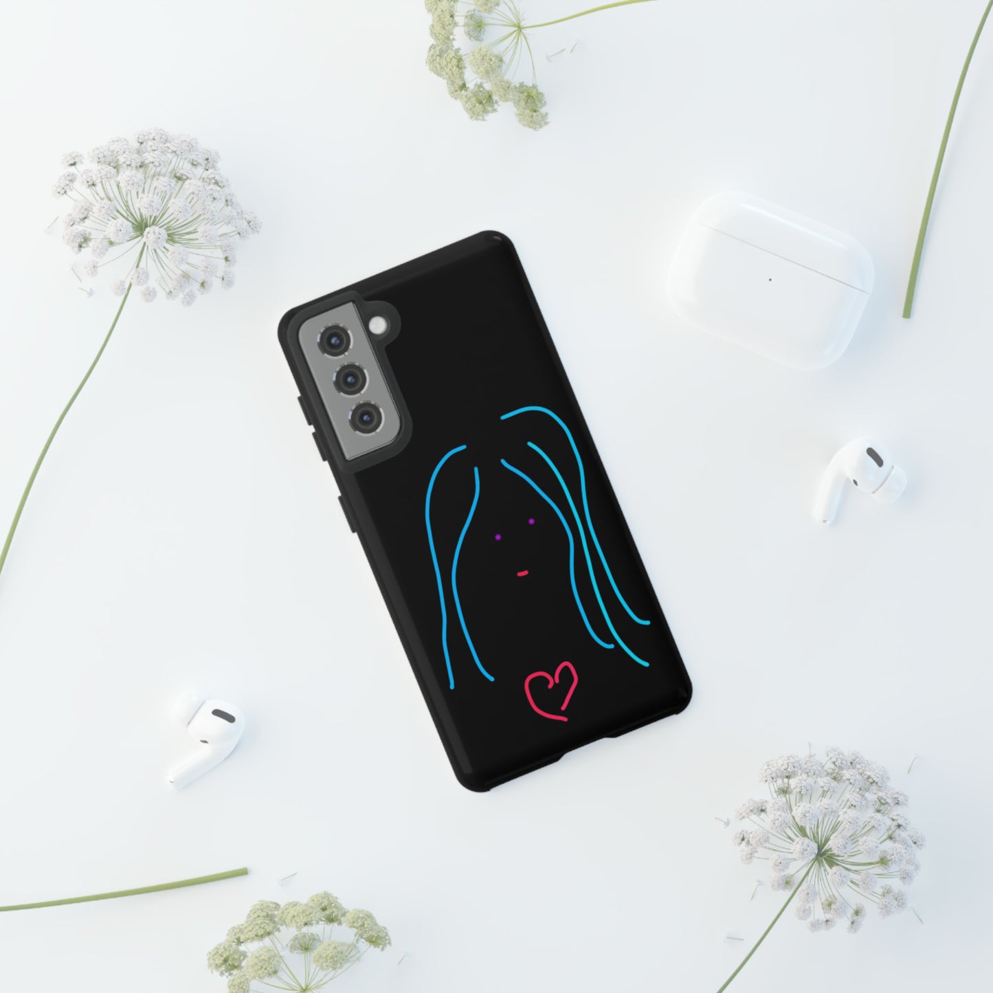 Heart Girl- Tough Cases- 46 Phone Styles